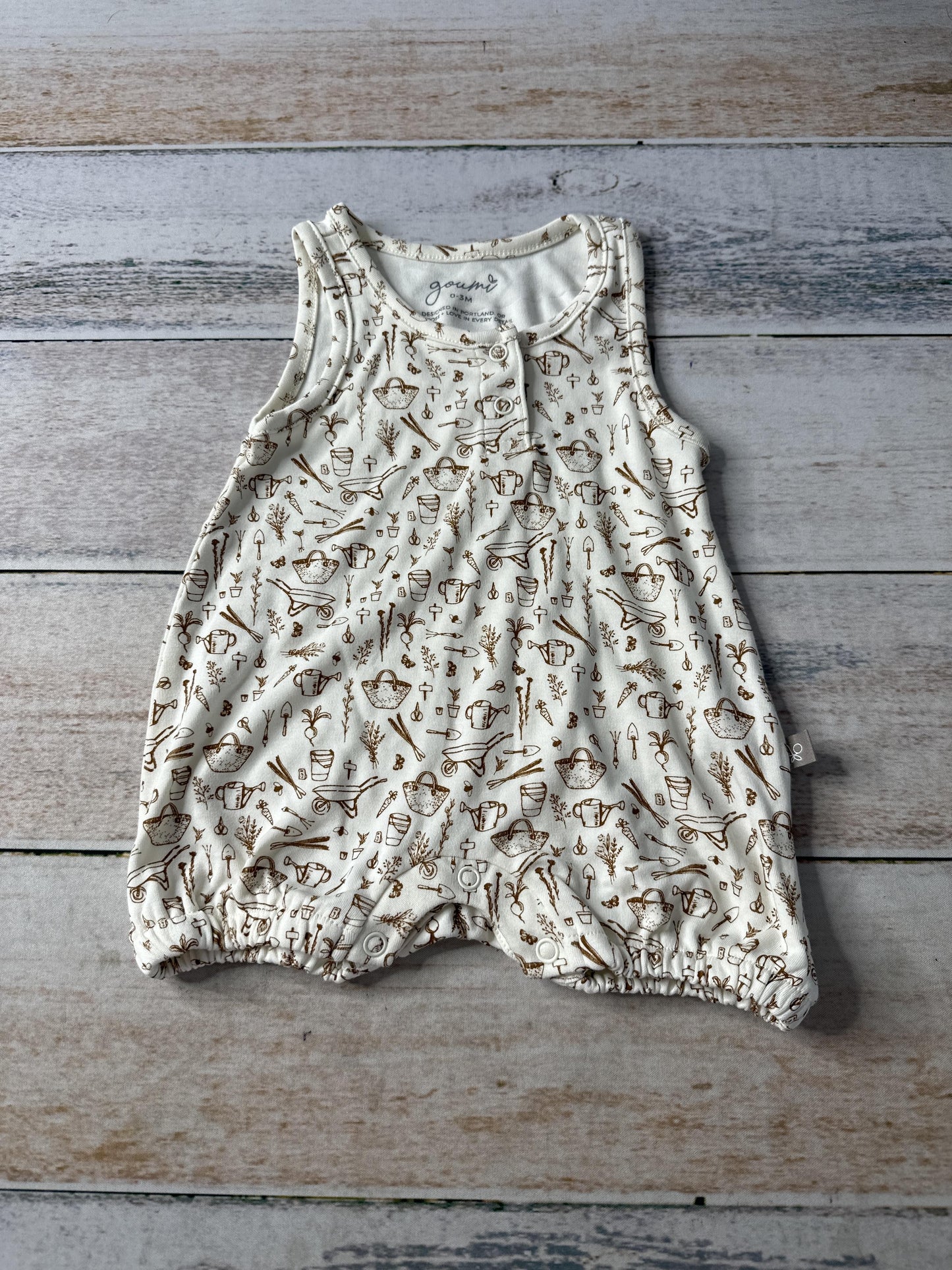 Goumi Unisex Romper Size: 0-3 months