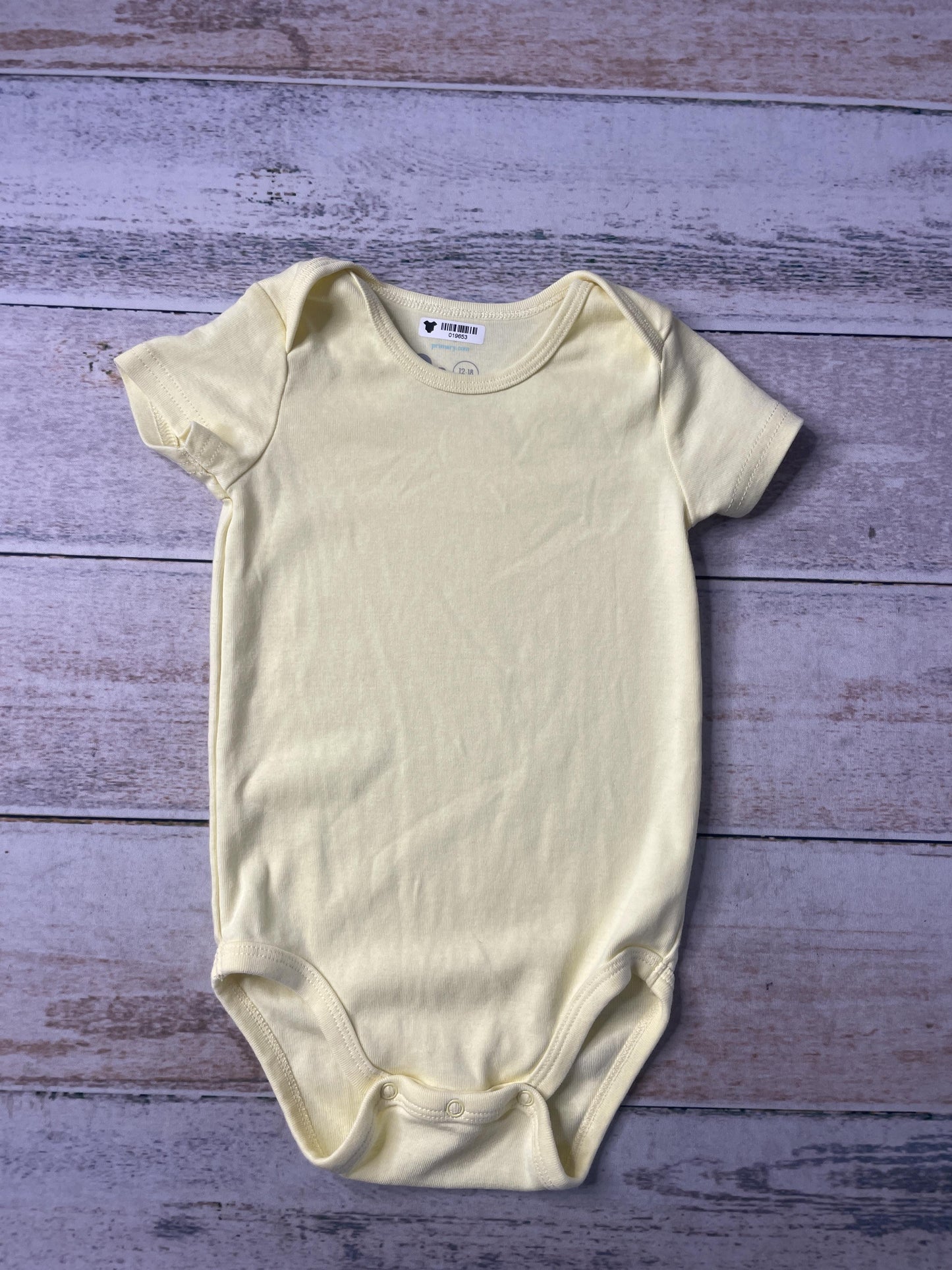 Primary Unisex Onesie Size: 12-18 months