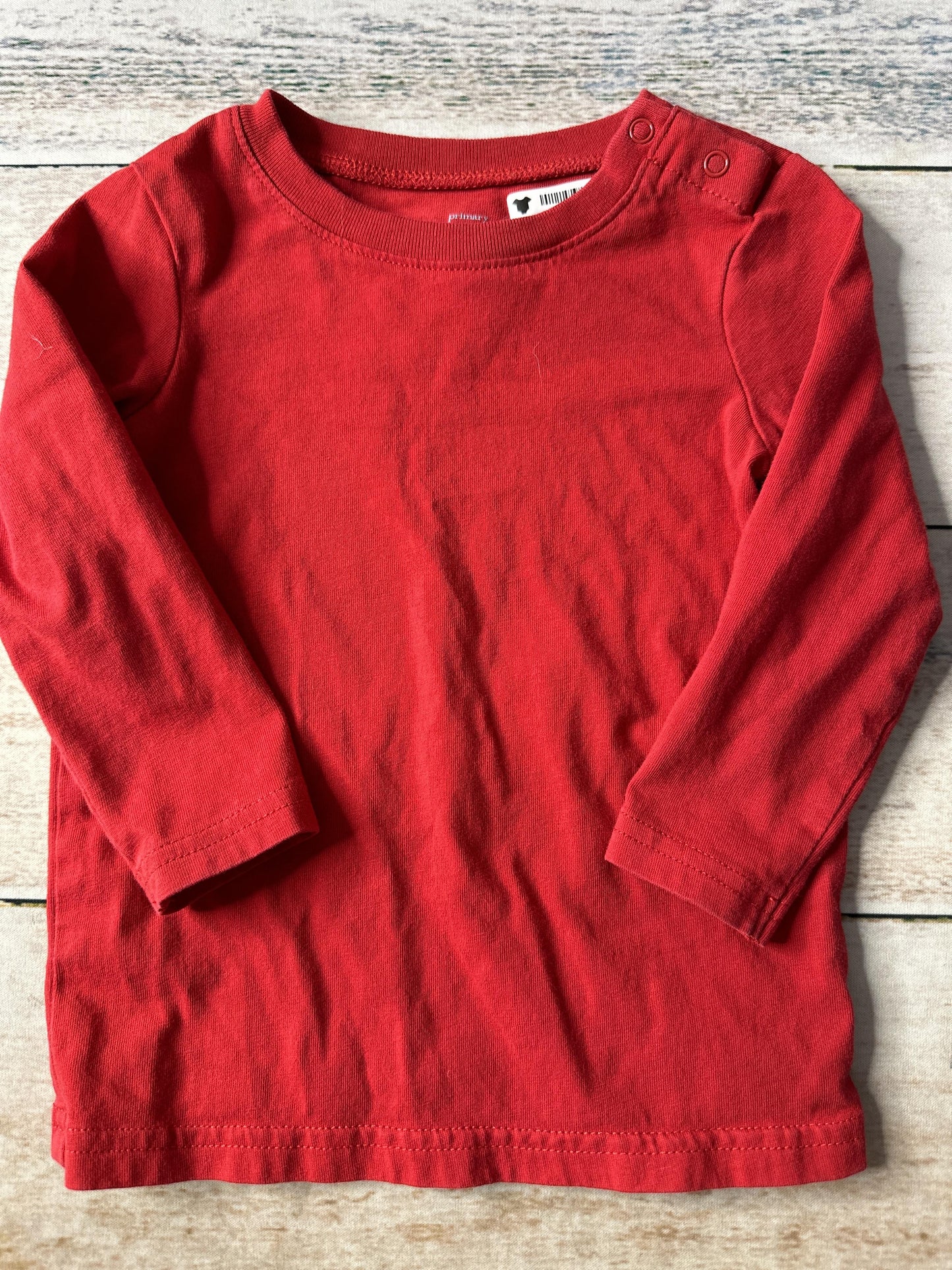 Primary Unisex Long Sleeve T-Shirt Size: 12-18 months