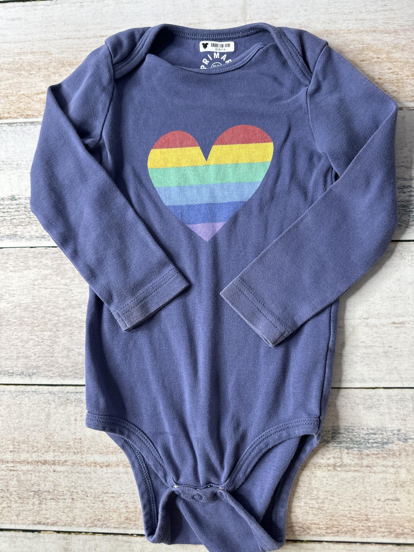 Primary Unisex Onesie Size: 18-24 months