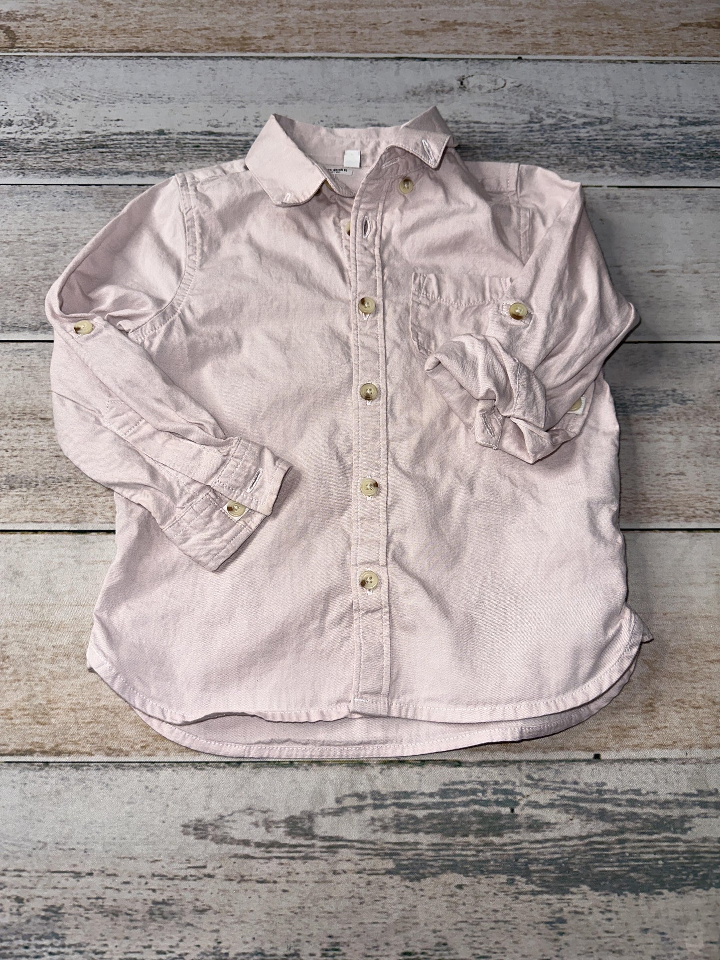 Unisex Button Down Short Sleeve Size: 18-24 months