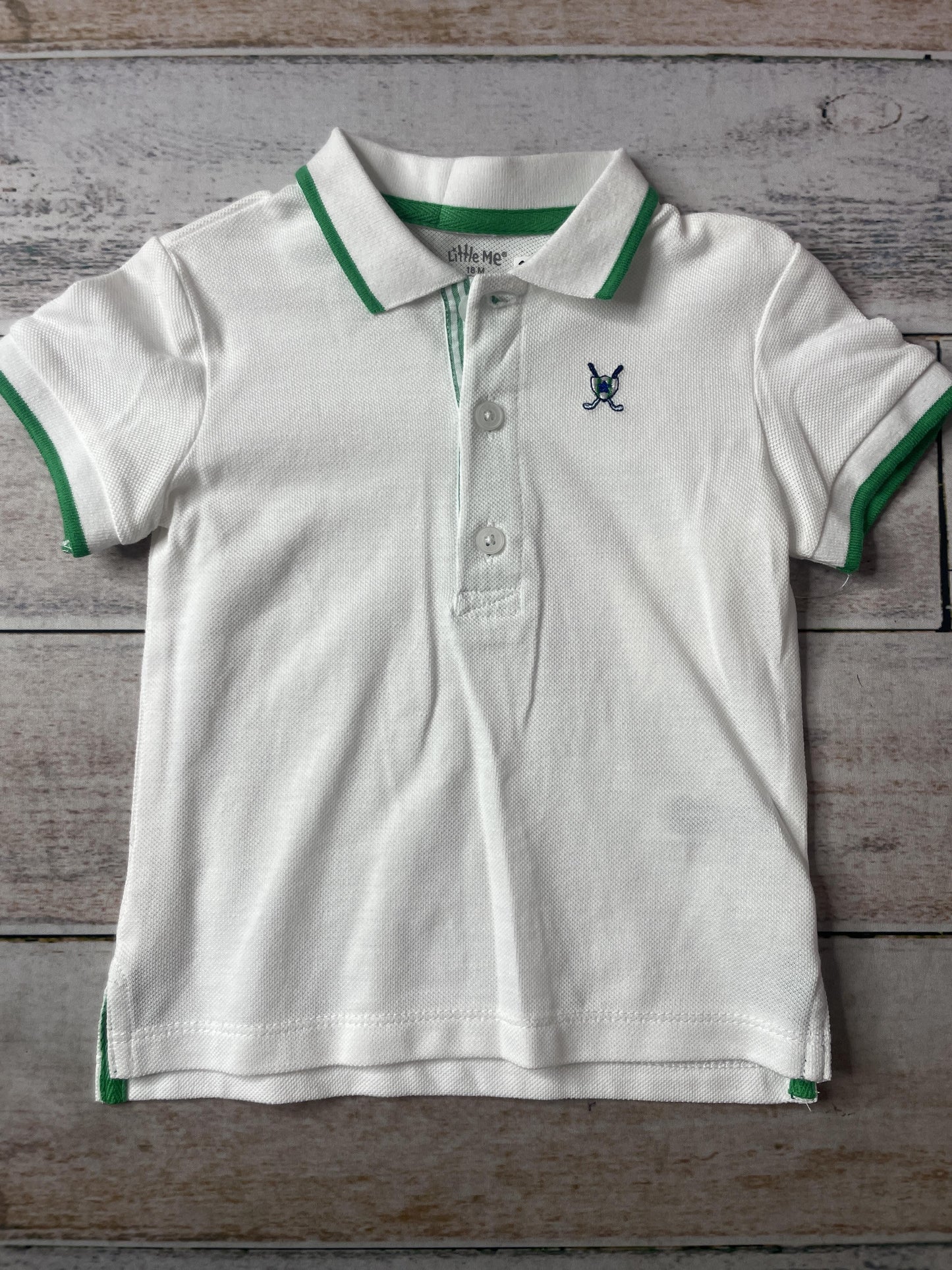 Little Me Unisex Polo Shirt Size: 18 months