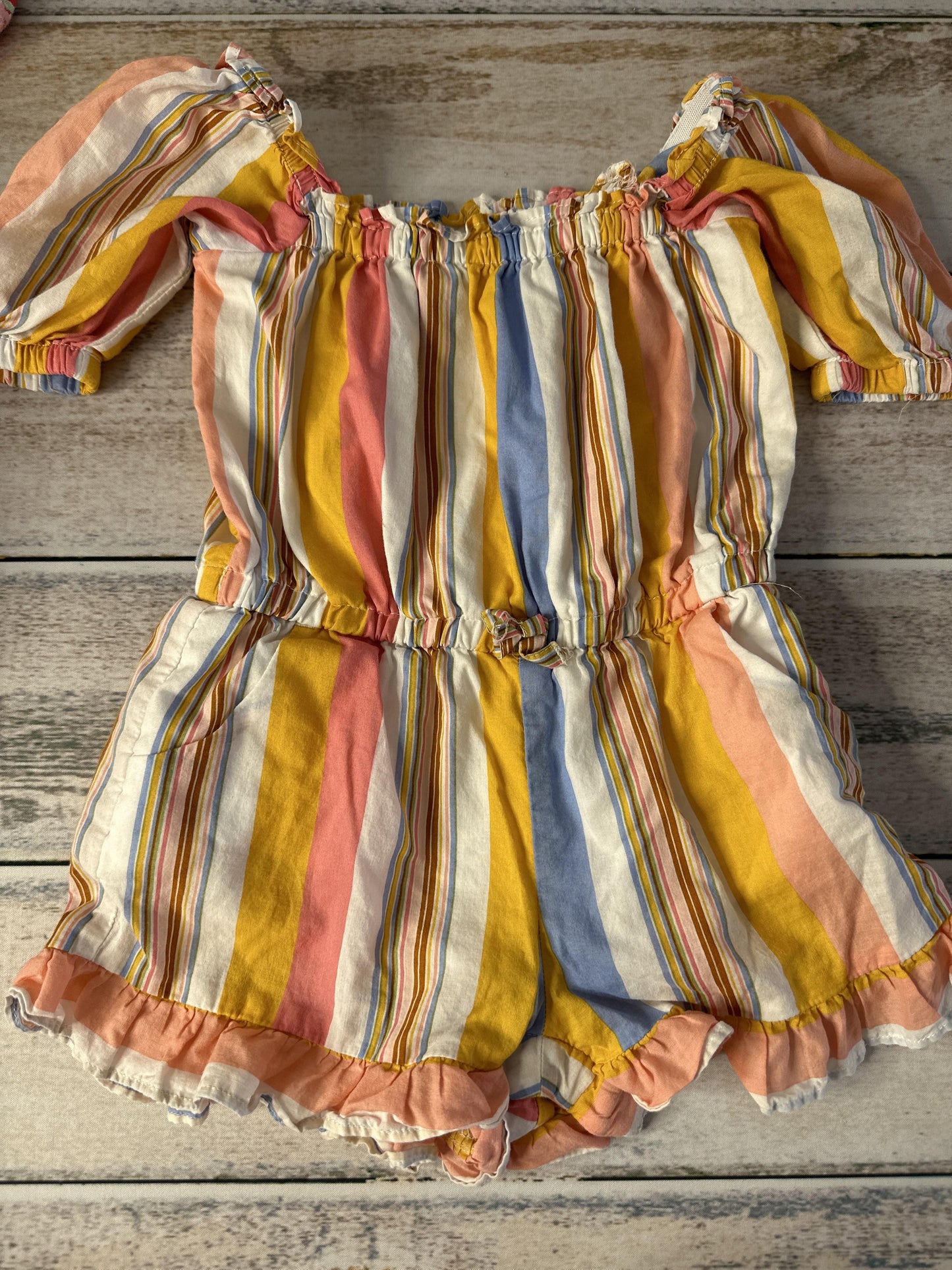 Janie and Jack Girls Romper Size: 2 years