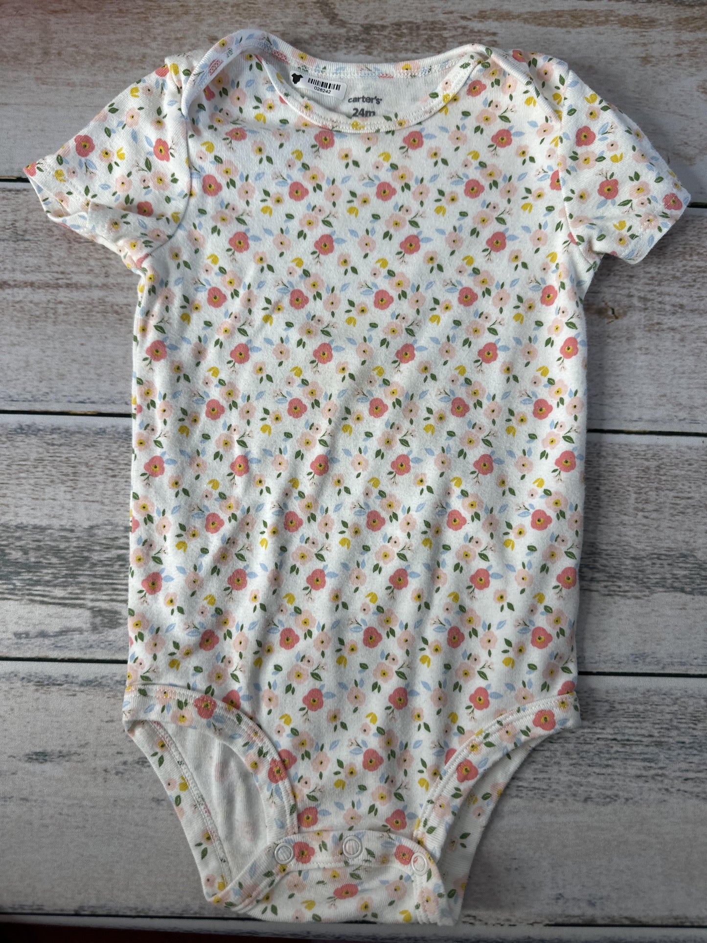 Unisex Button Down Short Sleeve Size: 24 months