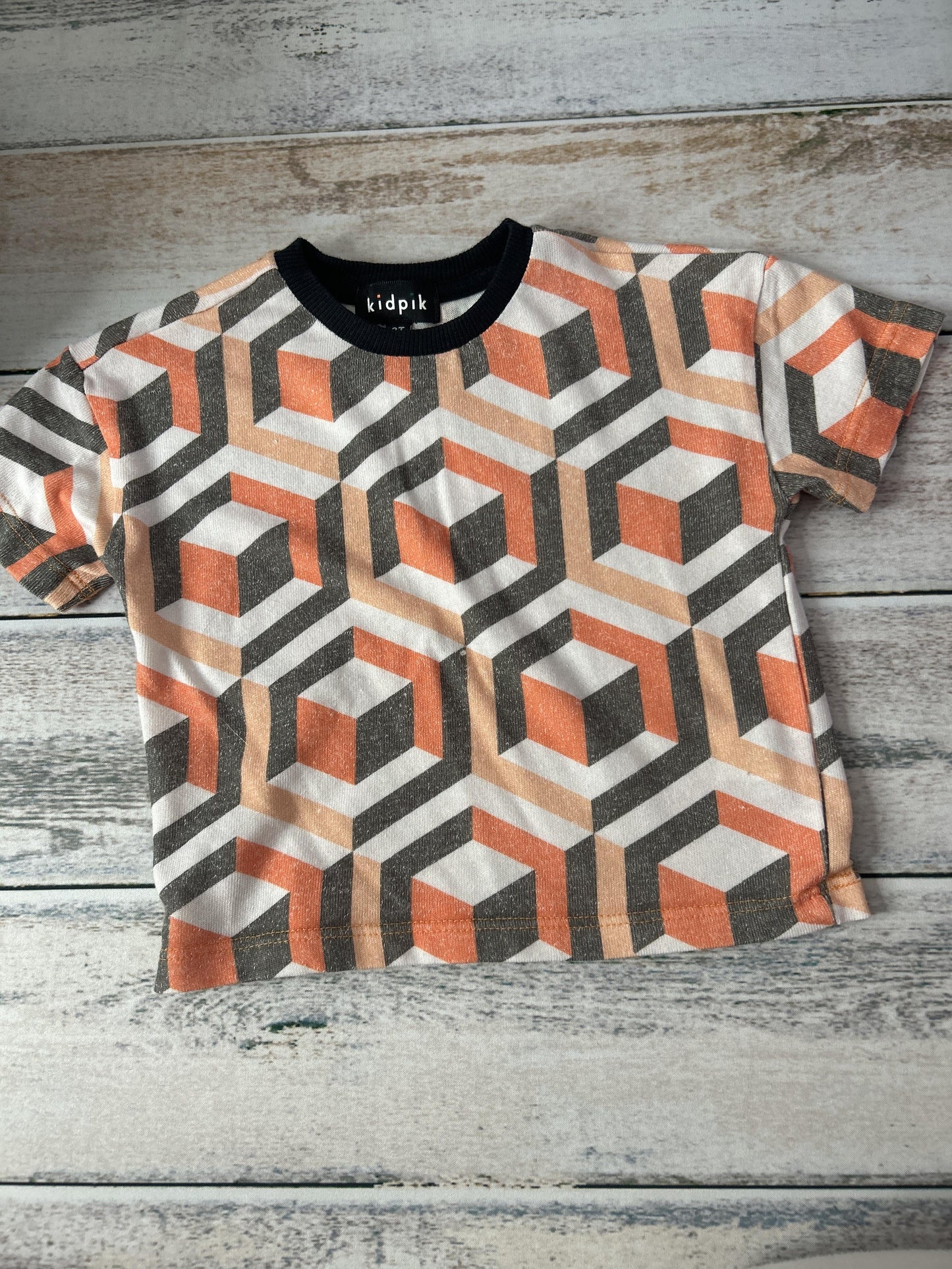 Unisex Button Down Short Sleeve Size: 2T