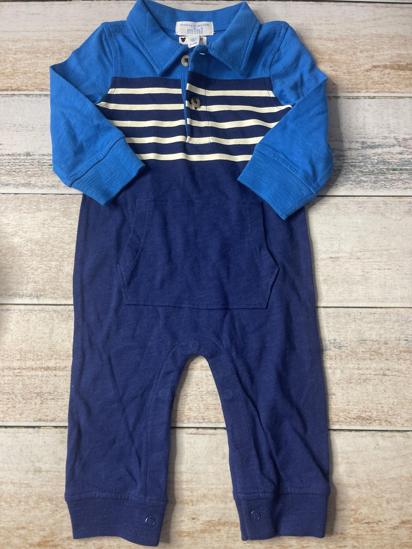 Rockets of Awesome Unisex Long Sleeve Outfit Size: 3-6 months