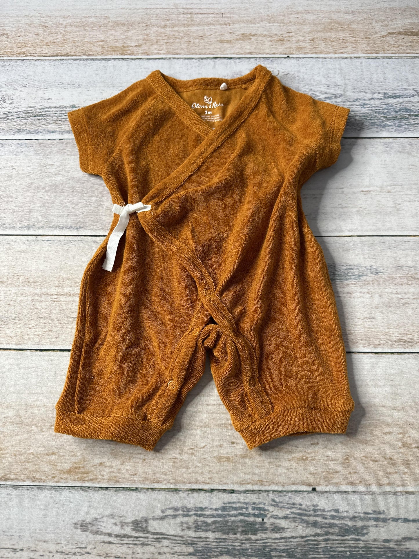 Oliver & Rain Unisex Romper Size: 3 months