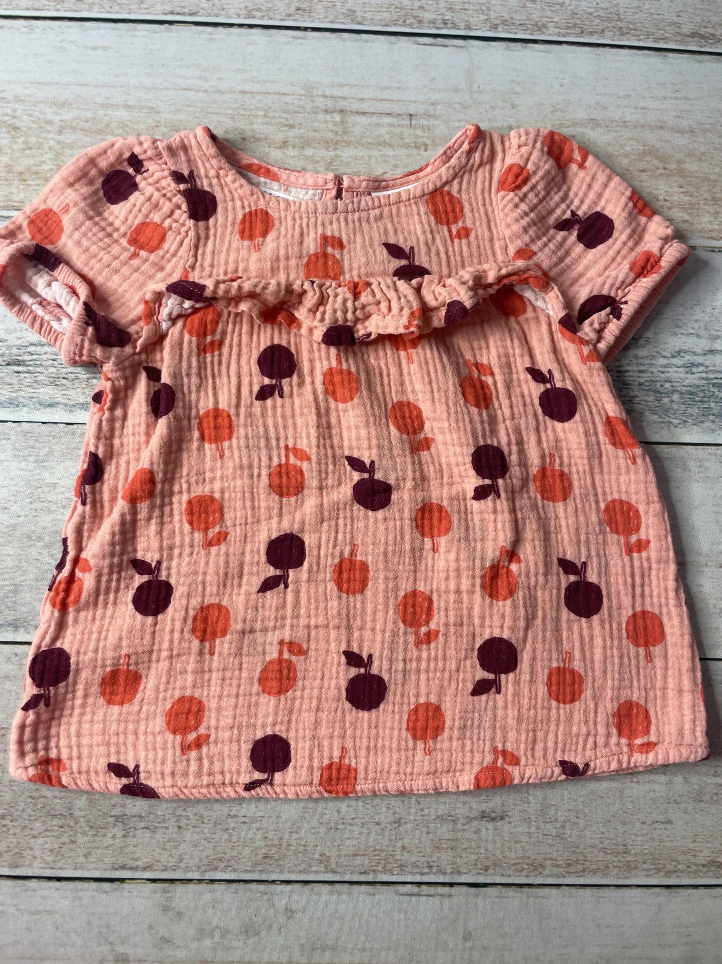 Unisex Button Down Short Sleeve Size: 3T