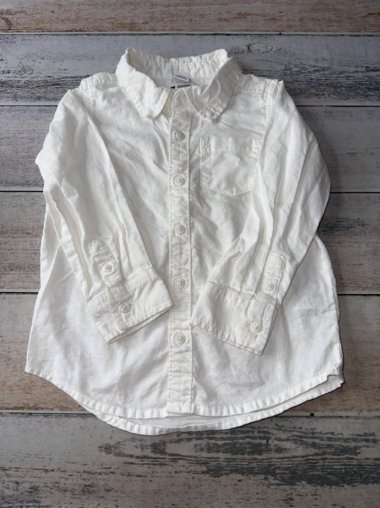Old Navy Unisex Button Down Short Sleeve Size: 3T