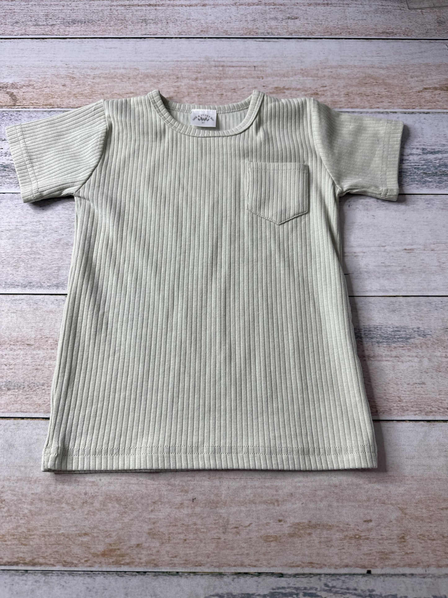 Sage and Ivory Unisex T-Shirt Size: 4T