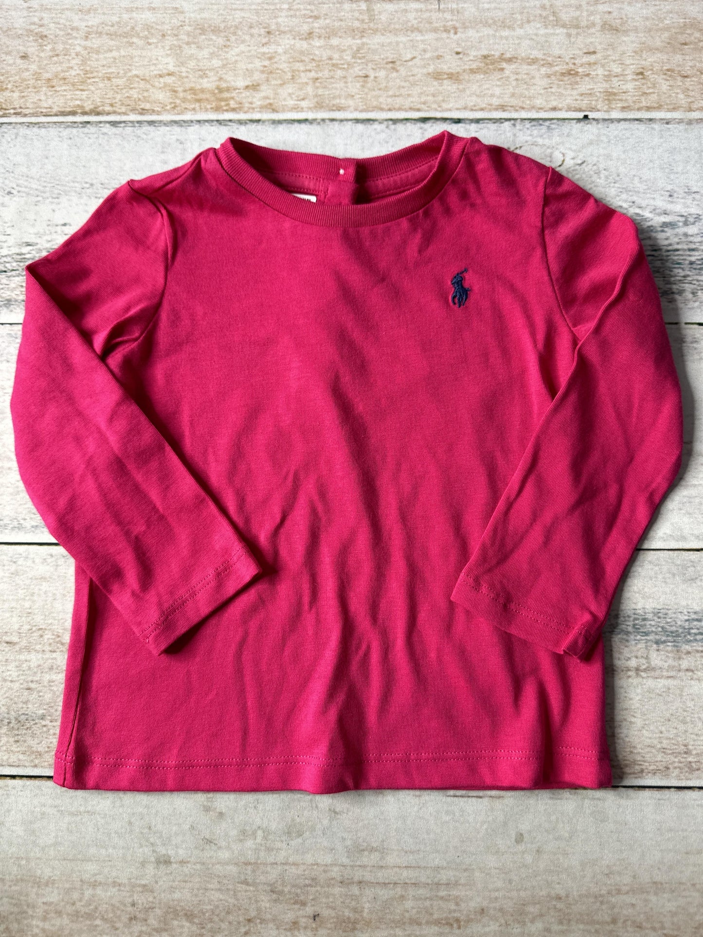 Ralph Lauren Girls Long Sleeve T-Shirt Size: 6-12 months