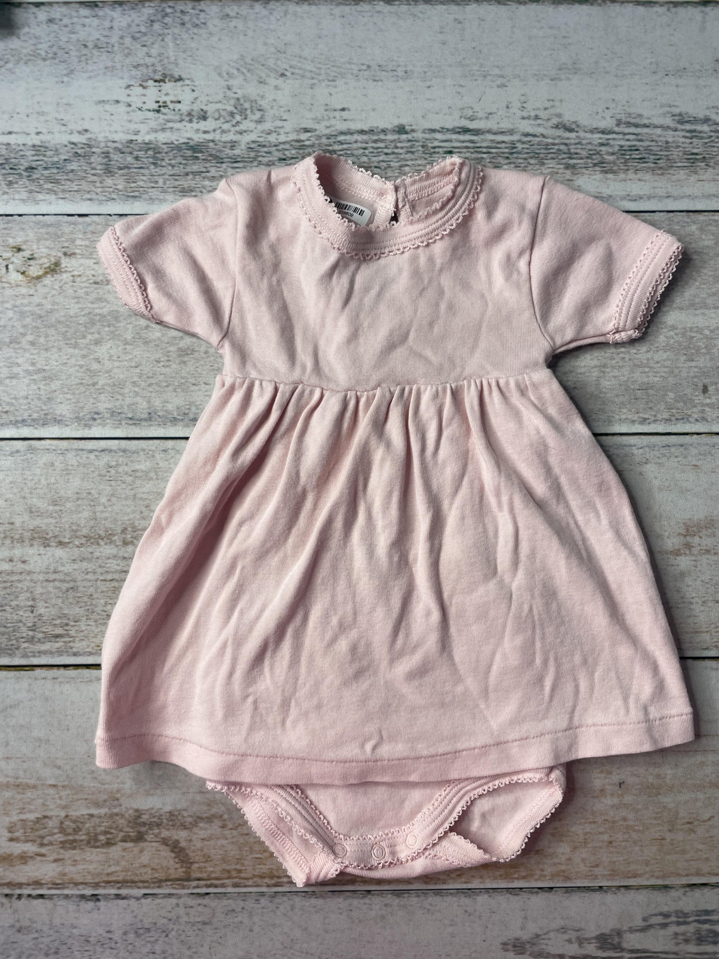 Petit Bateau Girls Dress Size: 6 months