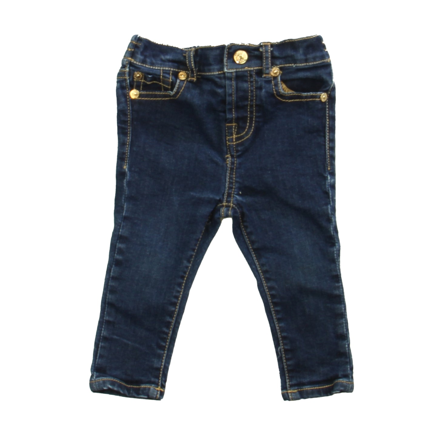 7 for all Mankind Girls Blue Jeans Size: 12 Months Blue