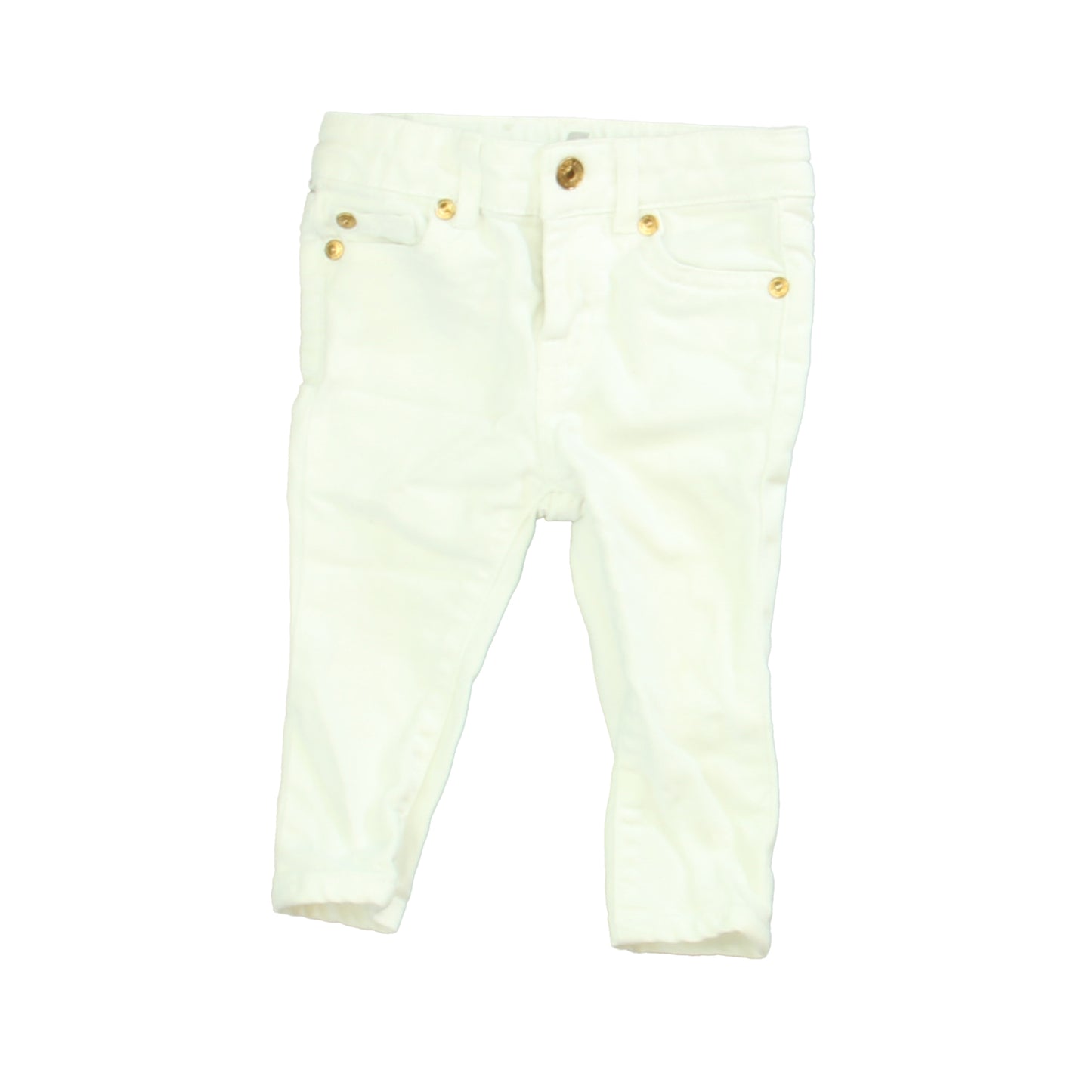 7 for all Mankind Girls White Jeans Size: 12 Months White