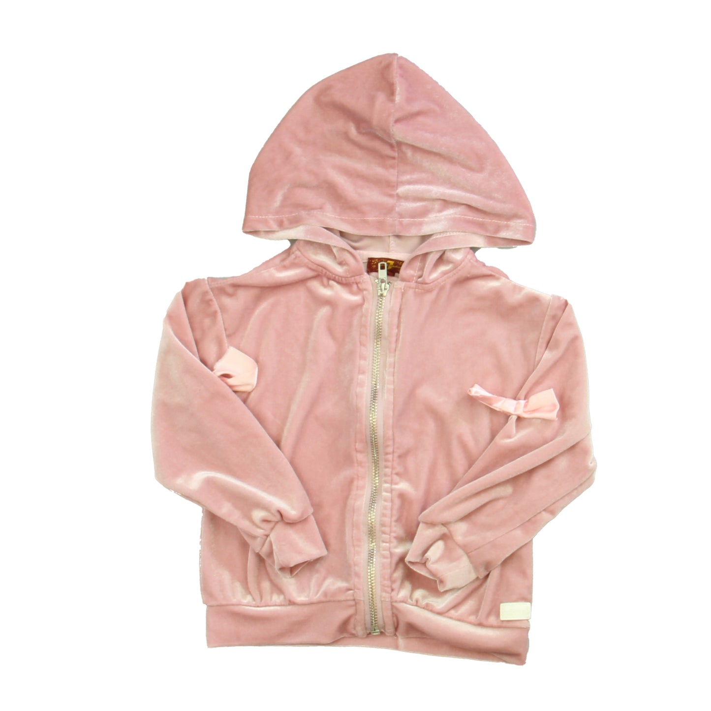 7 for all Mankind Girls Pink Hoodie Size: 24 Months Pink