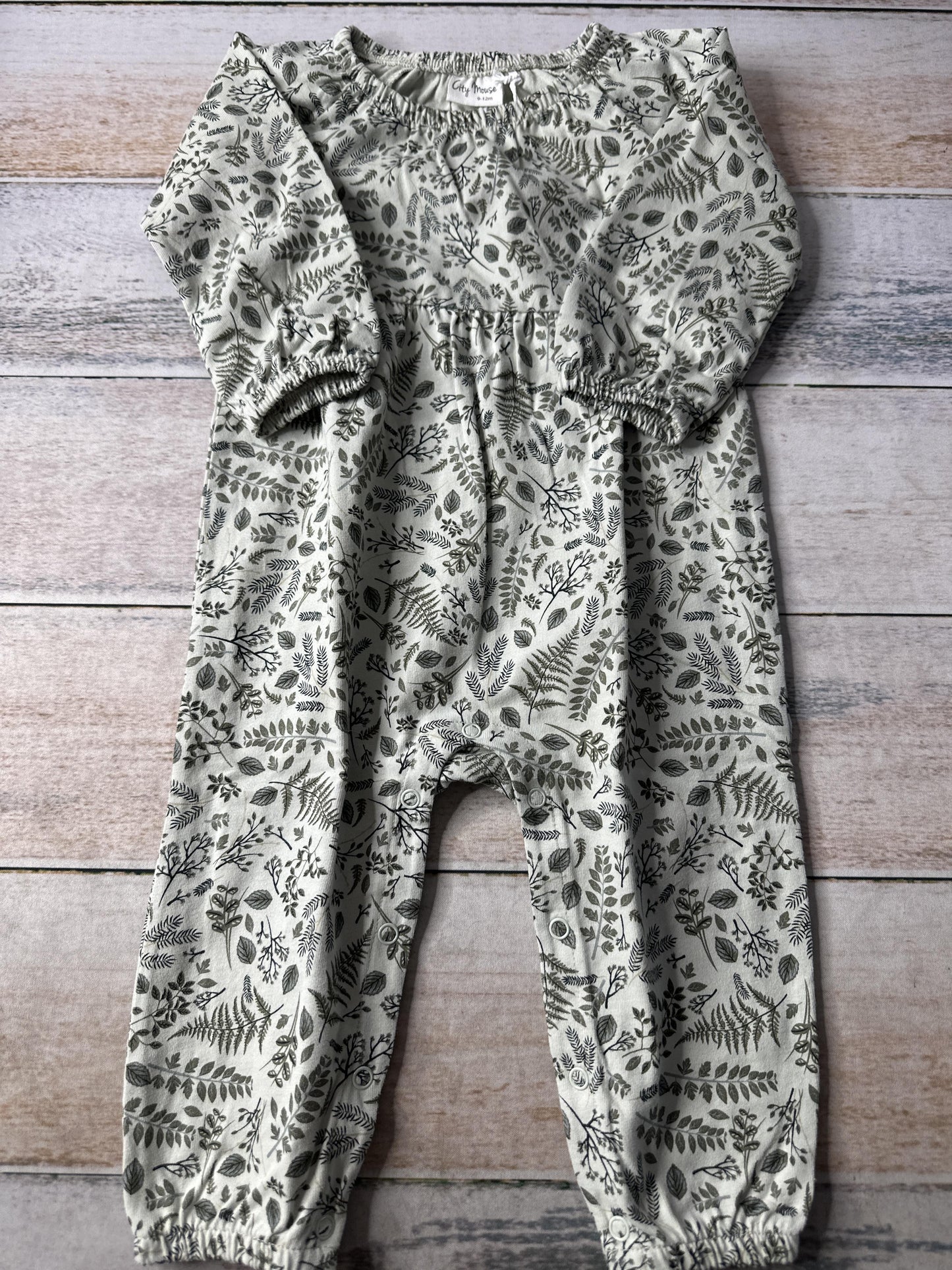 City Mouse Unisex Long Sleeve Outfit Size: 9-12 Months