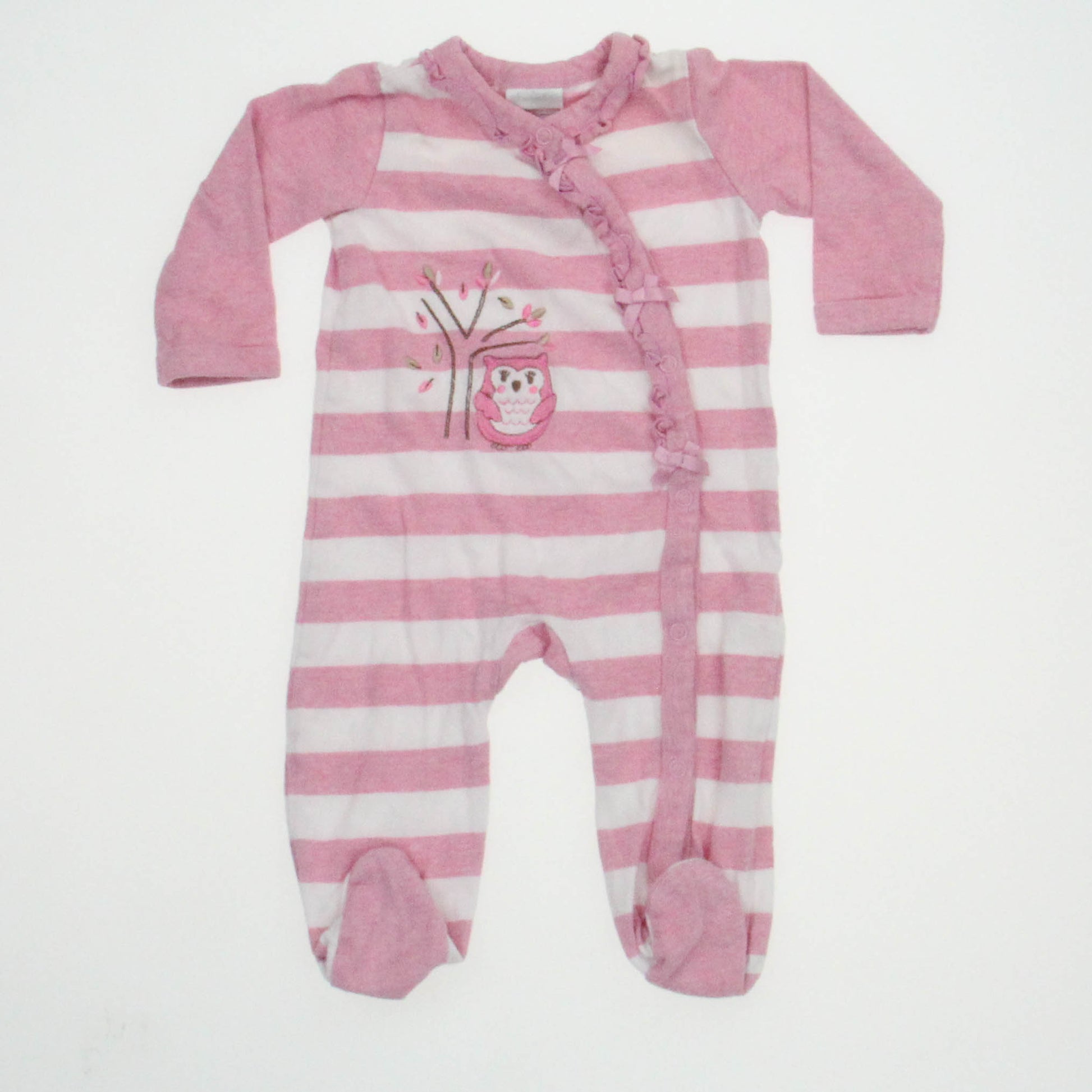 Absorba Girls Pink | White Long Sleeve Outfit Size: 3-6 Months Pink | White
