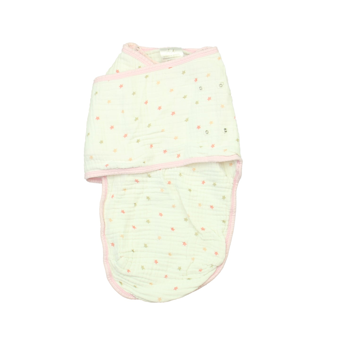 Aden + Anais Girls White | Pink Sleepsack Size: 0-3 Months White | Pink
