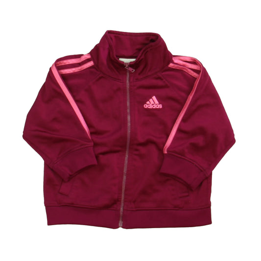 Adidas Girls Plum Jacket Size: 12 Months Plum