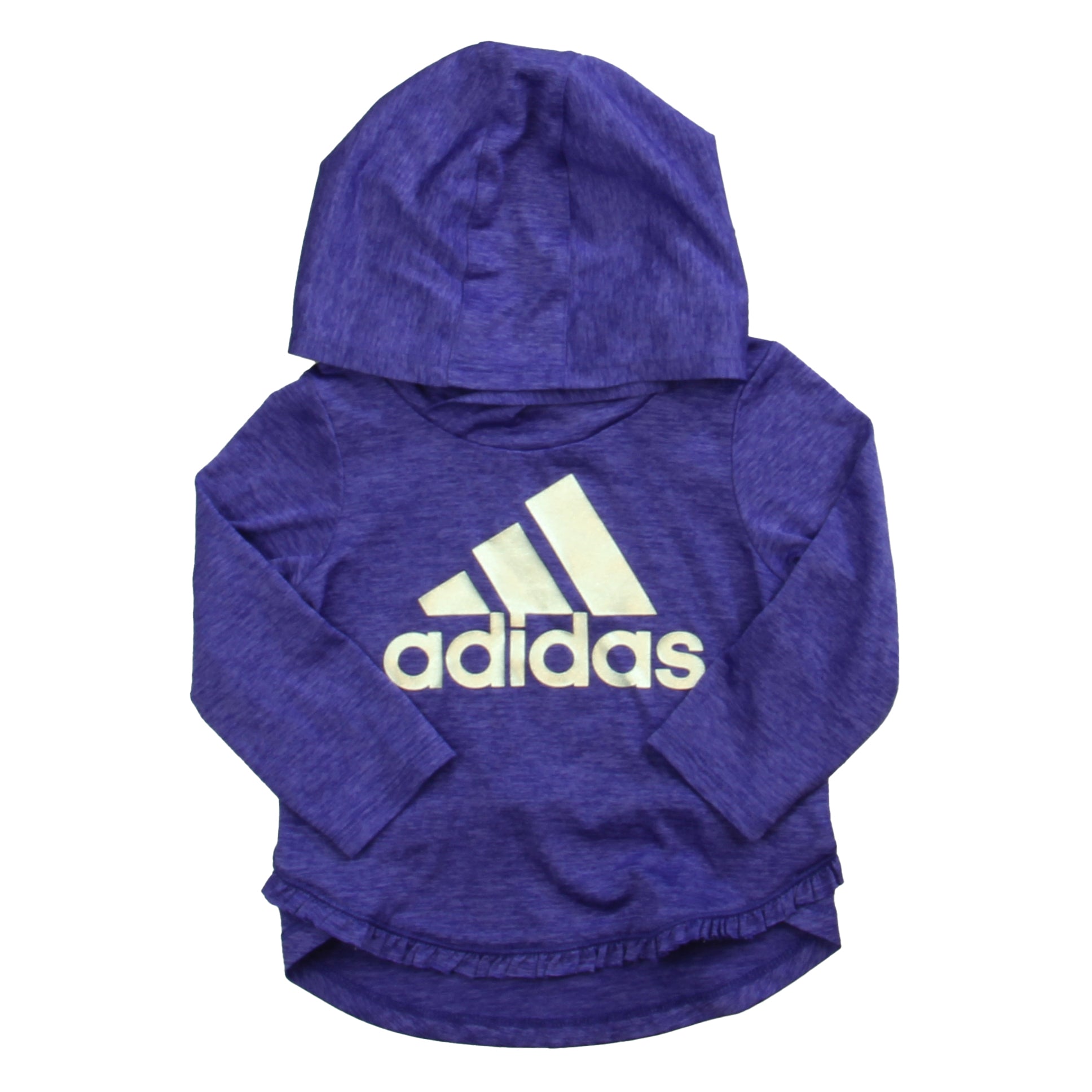 Adidas Girls Purple | Silver Athletic Top Size: 12 Months Purple | Silver