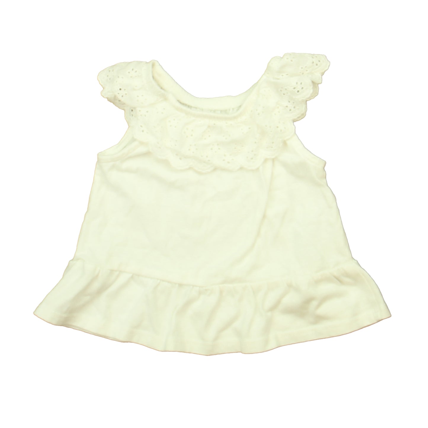 Adriano Goldschmied Girls White Tank Top Size: 12 Months White
