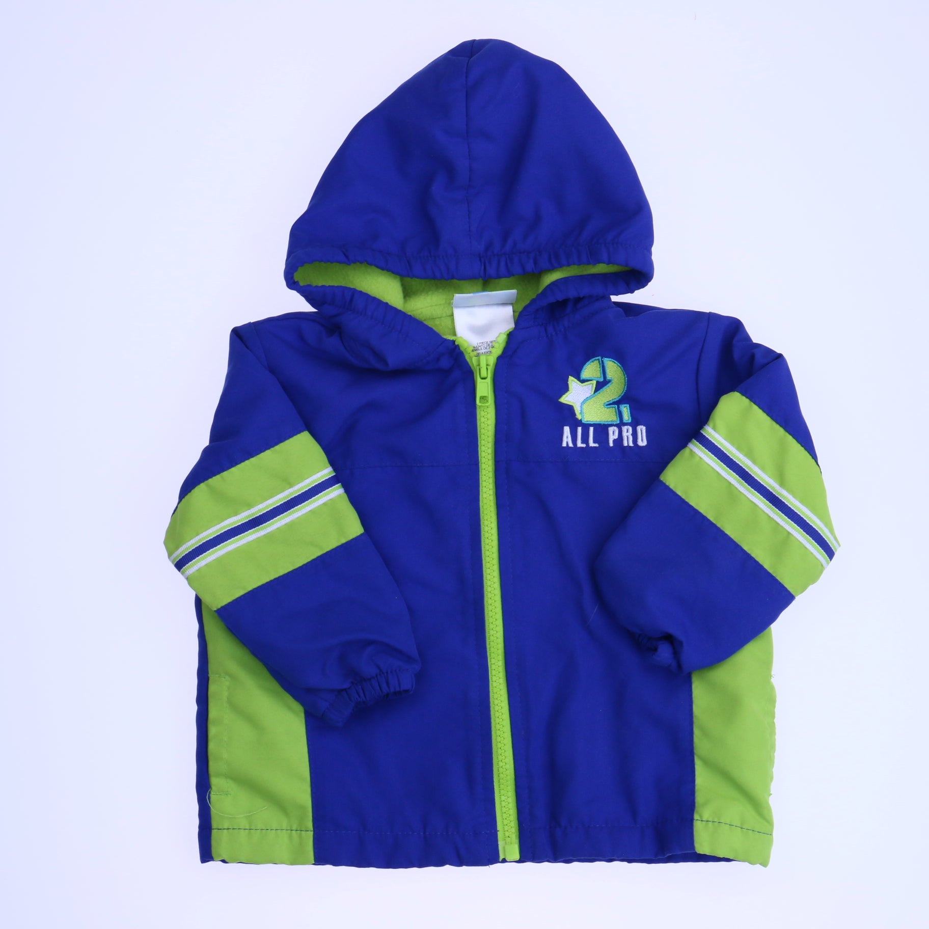 Al & Ray Boys Blue | Green Jacket Size: 12 Months Blue | Green