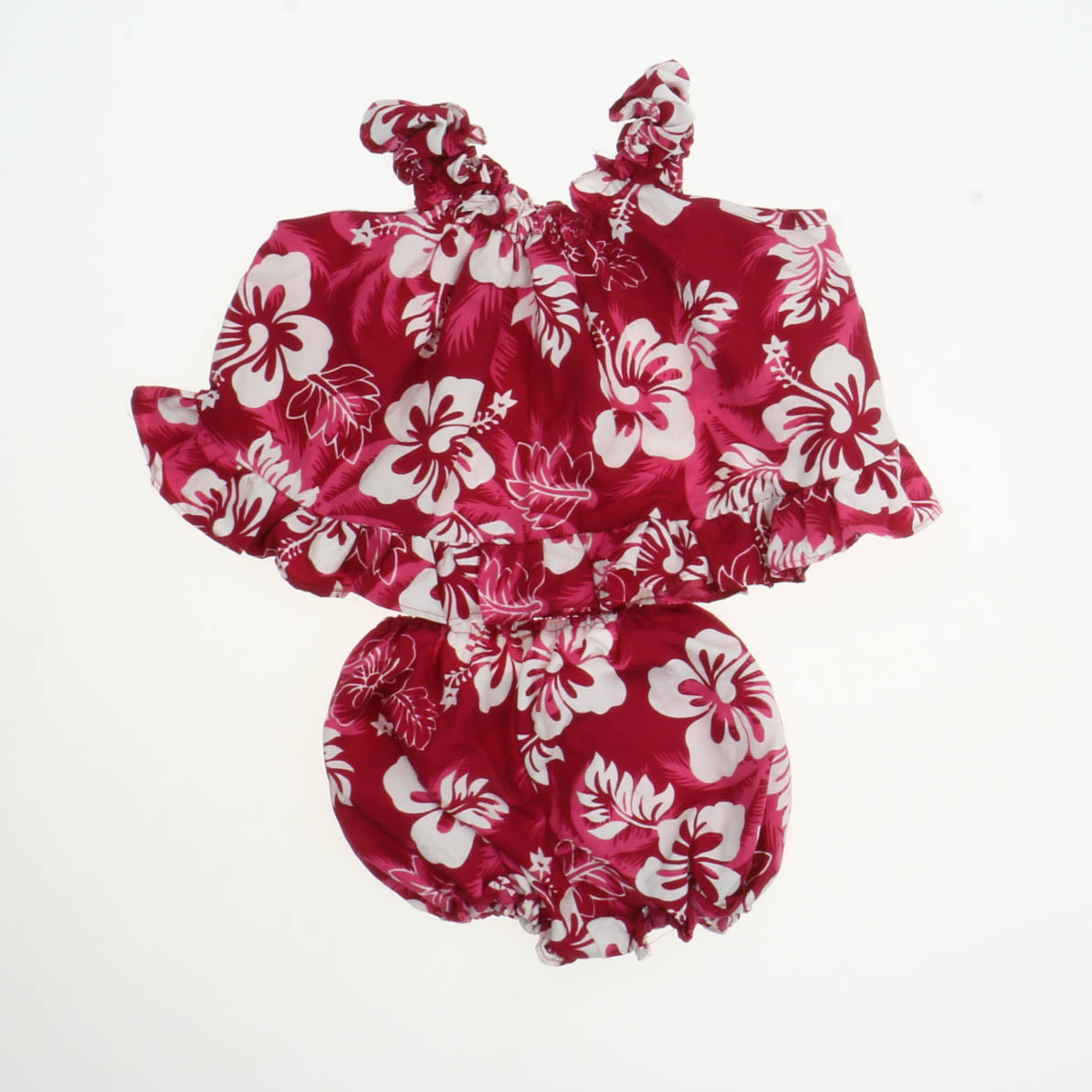 Ali'i Fashions Girls Burgundy Dress Size: 6 Months Burgundy