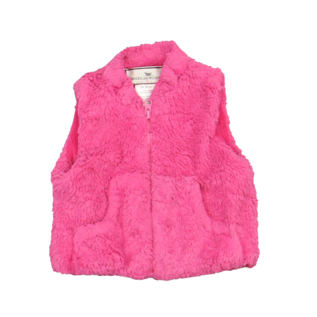 American Widgeon Girls Pink Vest Size: 12 Months Pink