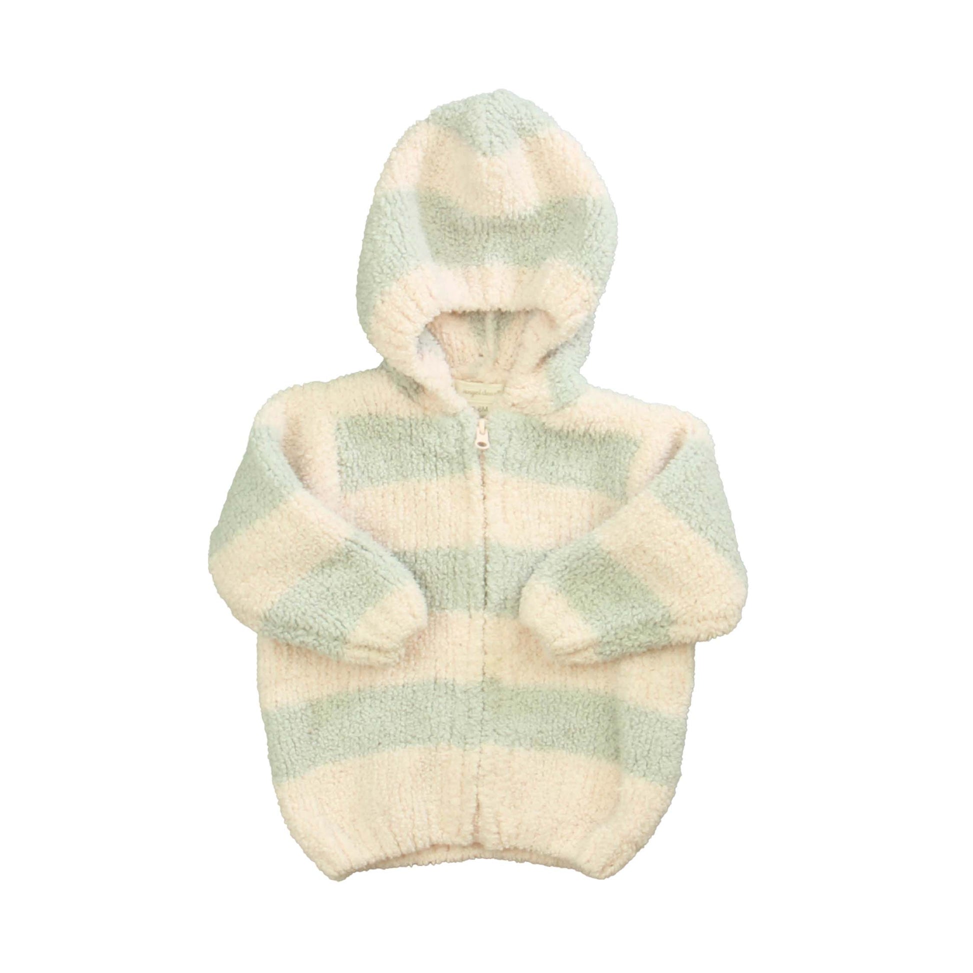 Angel Dear Girls Pink | Grey | Stripes Jacket Size: 0-6 Months Pink | Grey | Stripes