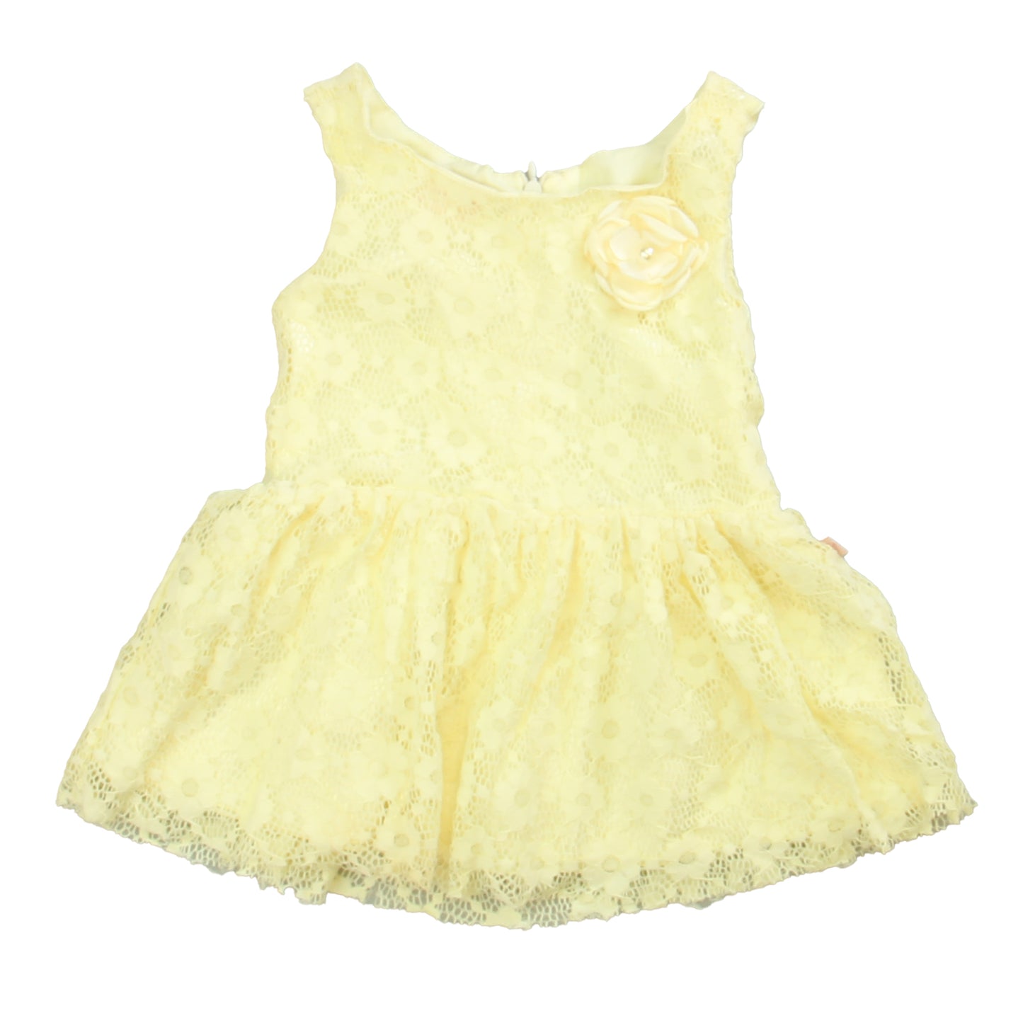 Autumn English Girls Yellow Dress Size: 12 Months Yellow