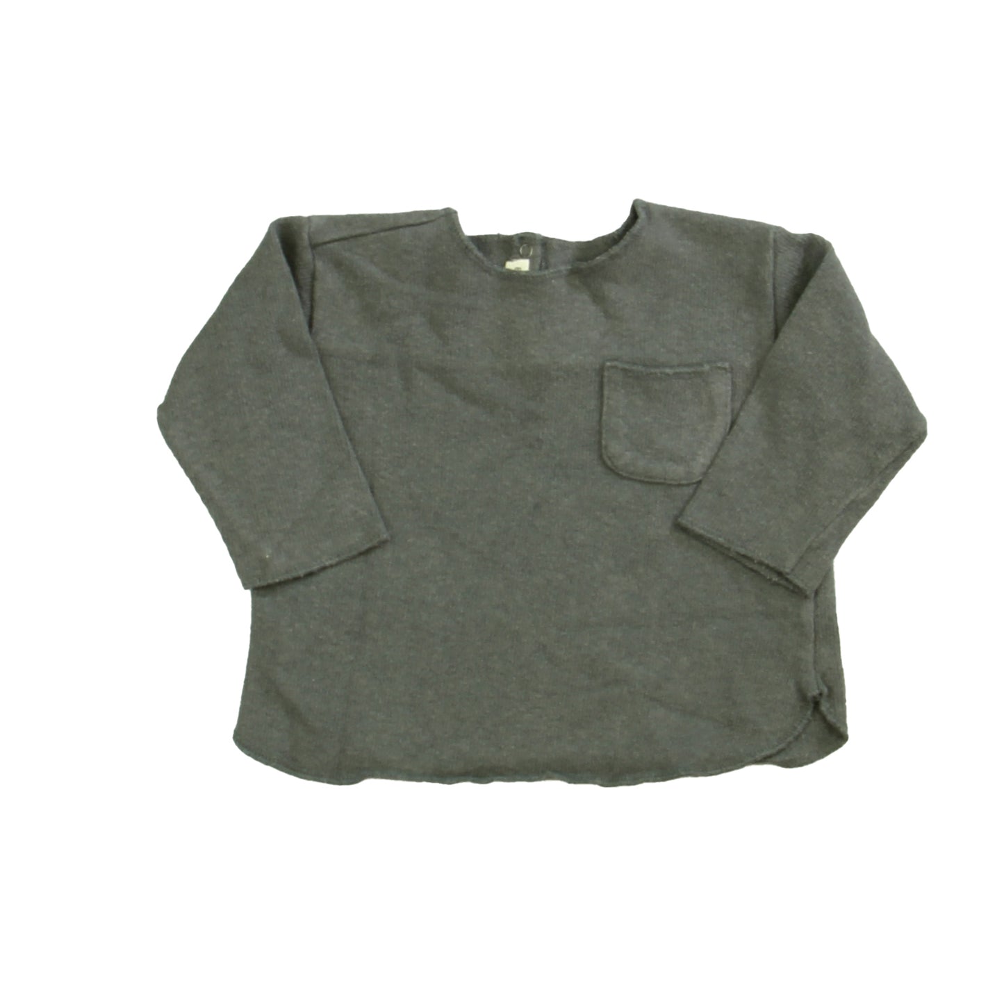 Babe & Tess Unisex Grey Long Sleeve Shirt Size: 9 Months Grey