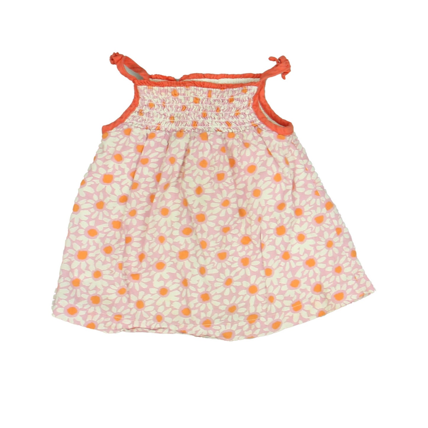 Baby Boden Girls Pink Flowers Blouse Size: 3-6 Months Pink Flowers
