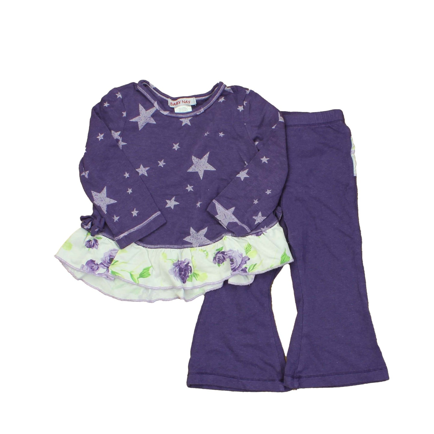 Baby Nay Girls Purple | Stars Apparel Sets Size: 12 Months Purple | Stars
