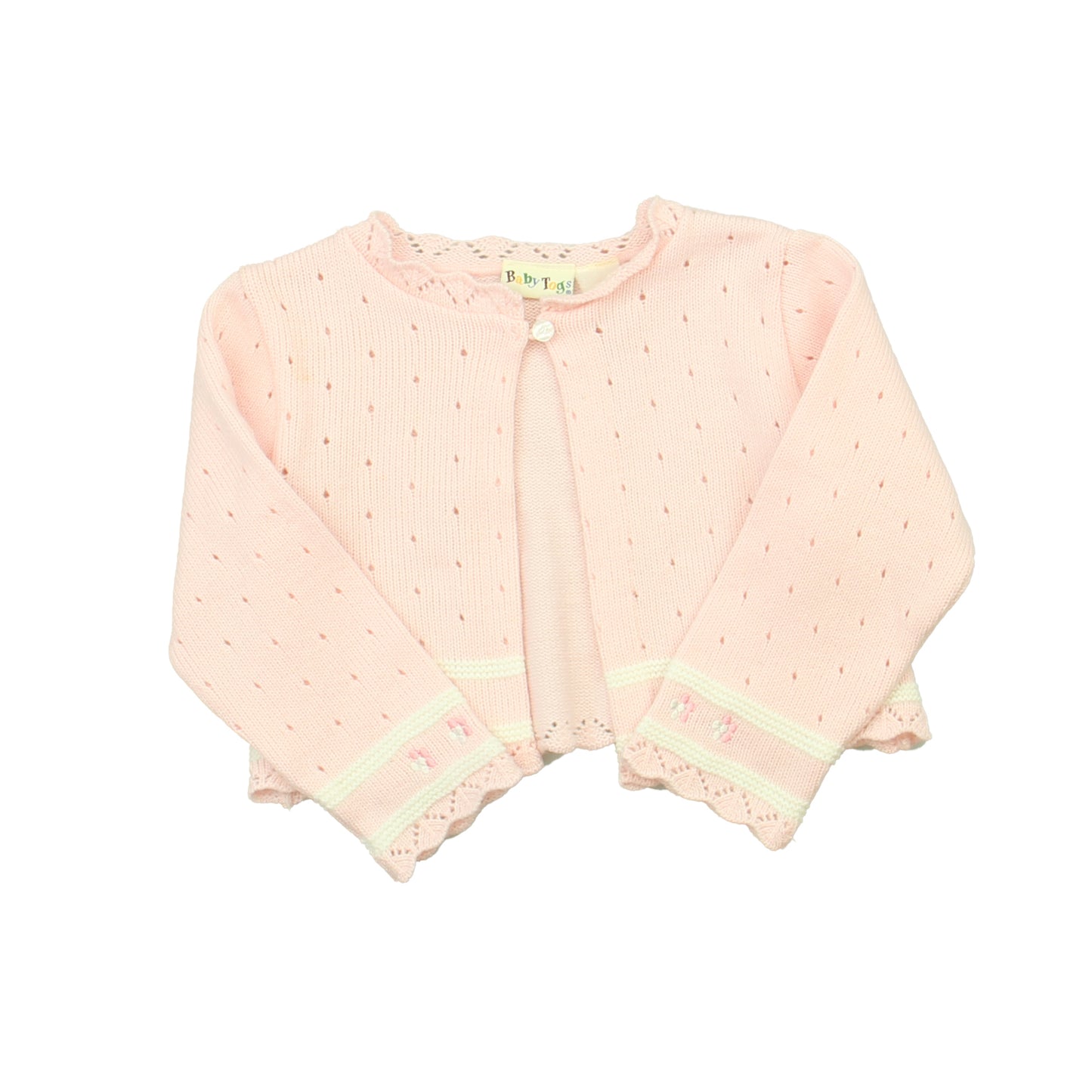 Baby Togs Girls Pink Cardigan Size: 12 Months Pink