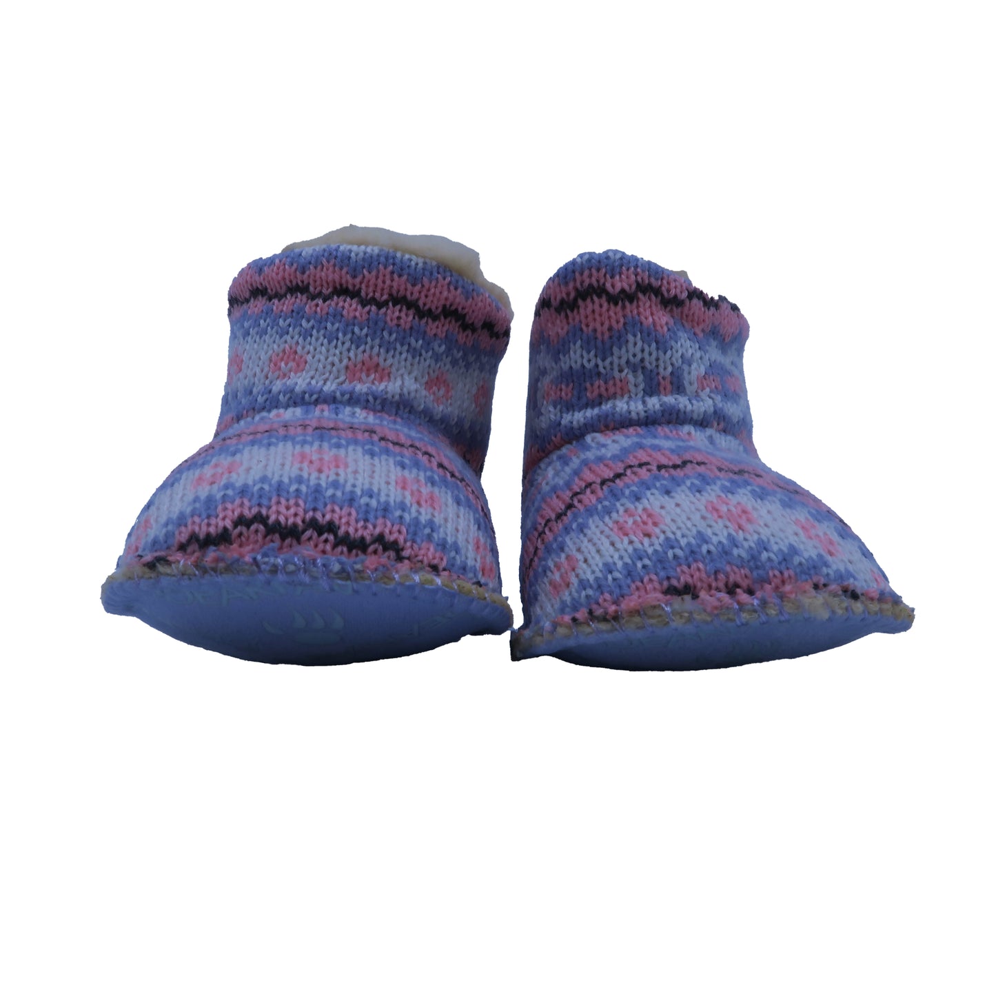 Bearpaw Girls Pink | Purple | White Booties Size: 6-12 Months (M)