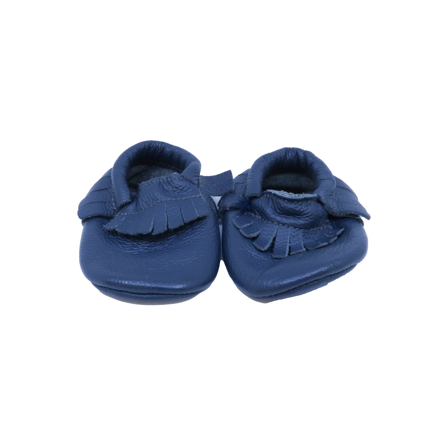 Birdrockbaby Unisex Blue Booties Size: 4 Infant Blue