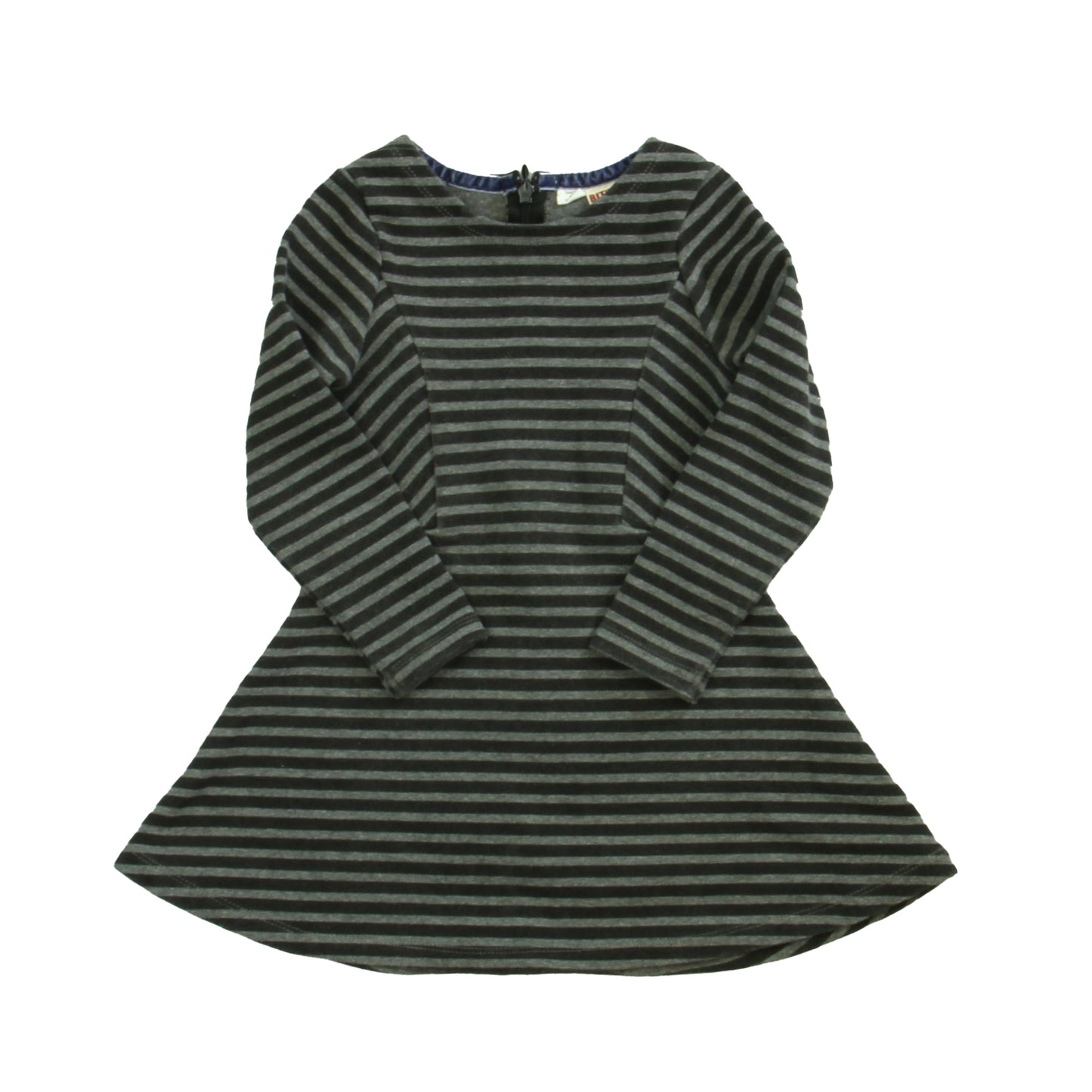 Bit'z Kids Girls Gray | Black Dress Size: 18-24 Months Gray | Black