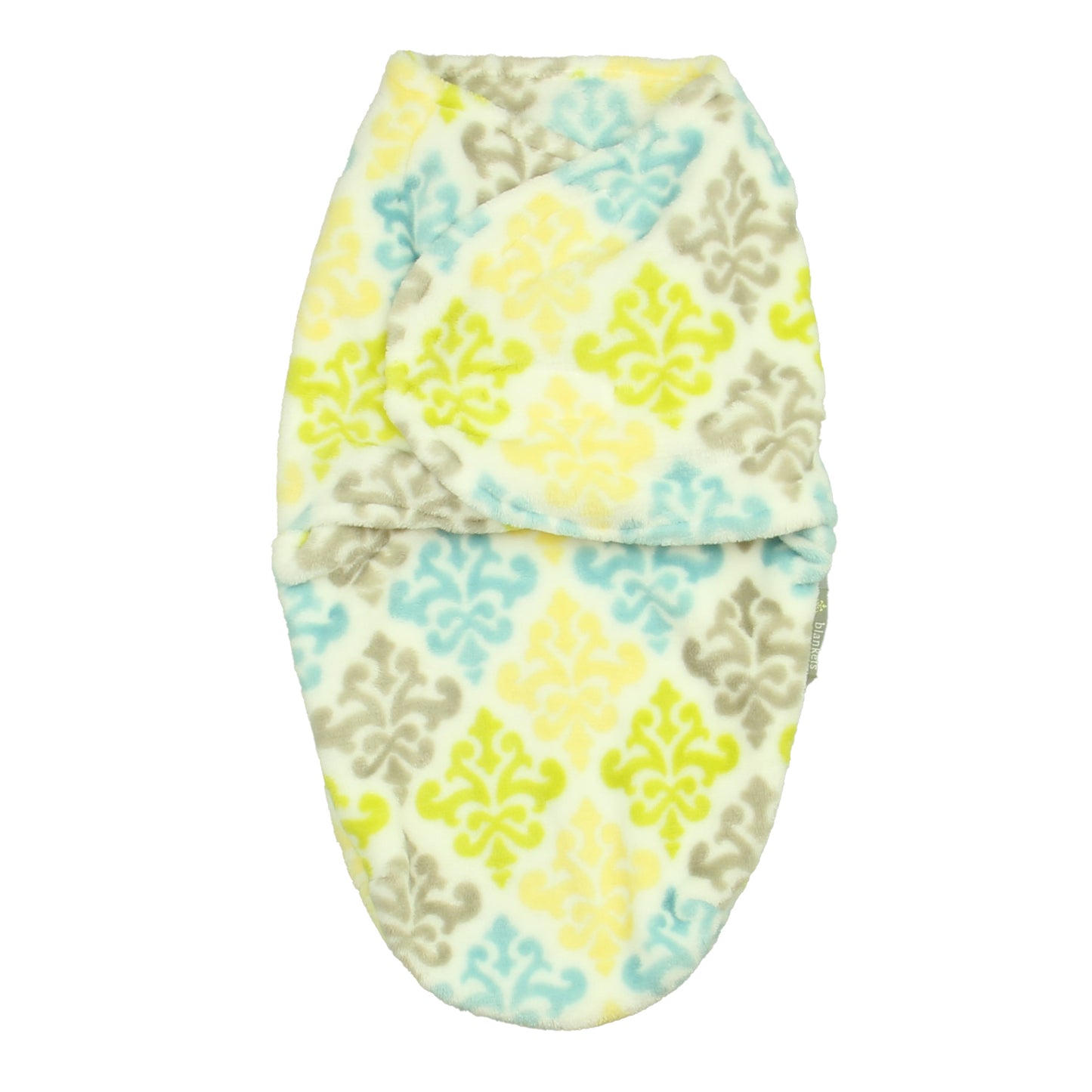 Blankets & Beyond Unisex White | Yellow | Blue Sleepsack Size: *0-3 Months White | Yellow | Blue