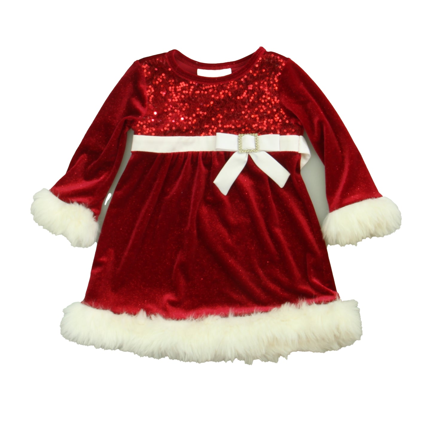 Bonnie Baby Girls Red Special Occasion Dress Size: 18 Months Red