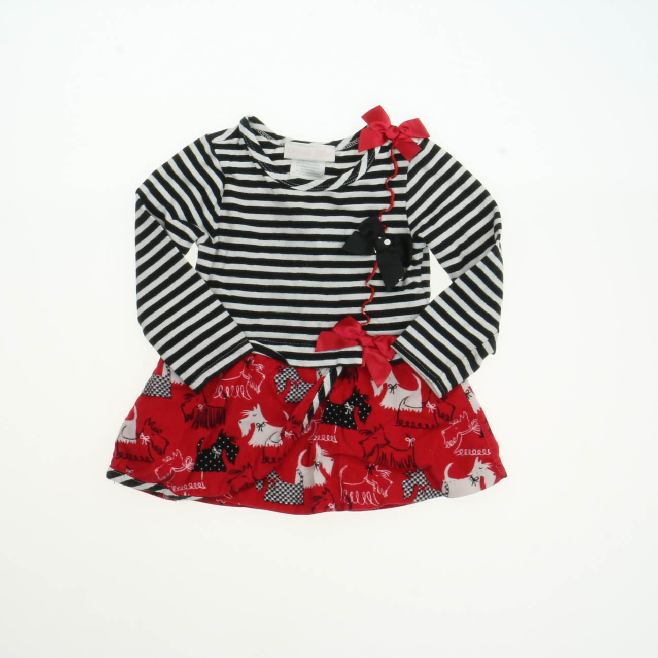 Bonnie Jean Girls Black Dress Size: 18 Months Black