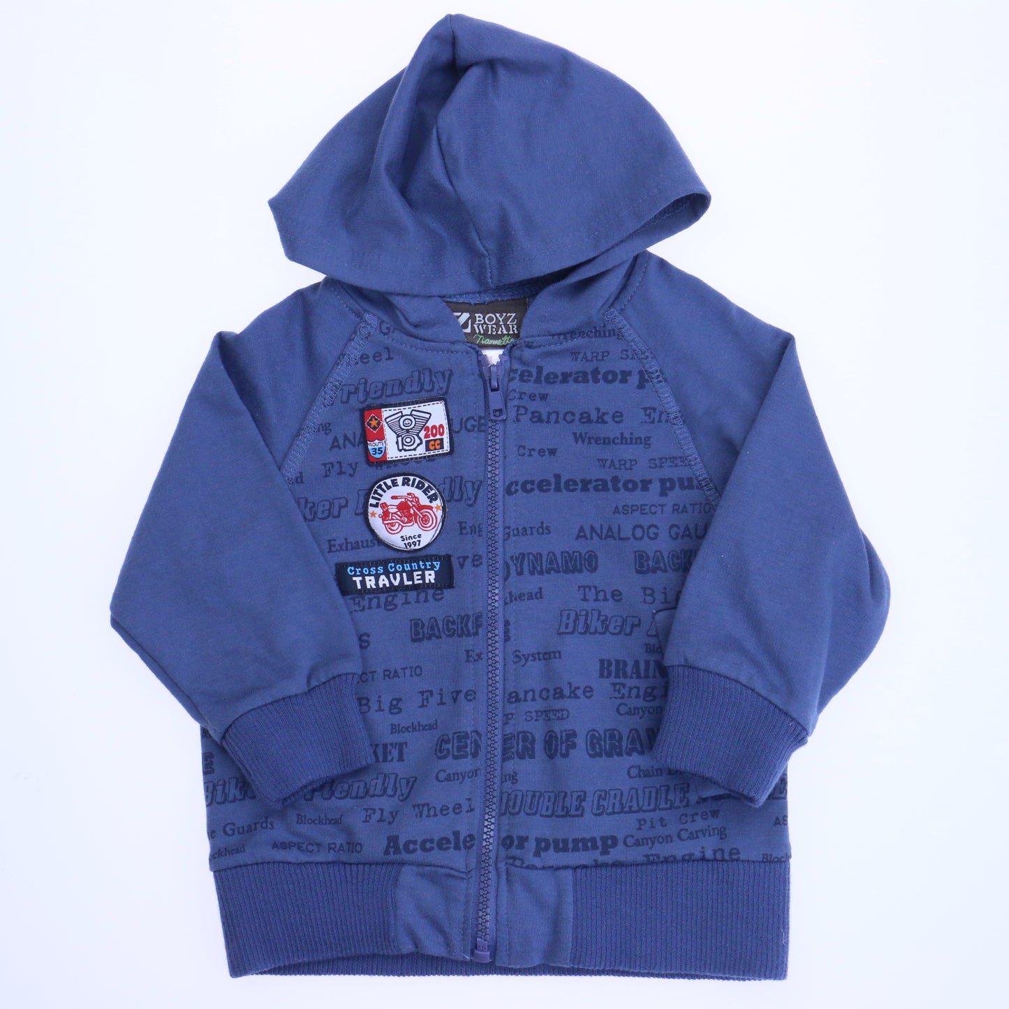 Boyz Wear Boys Blue Jacket Size: 18 Months Blue