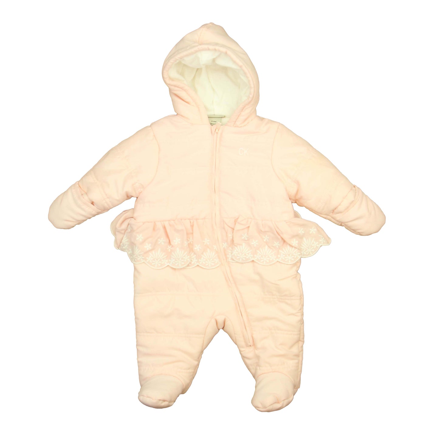 Calvin Kein Girls Pink Snowsuit Size: 3-6 Months Pink