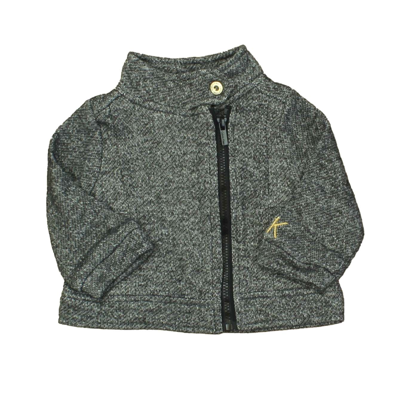 Calvin Klein Girls Grey Jacket Size: 3-6 Months Grey