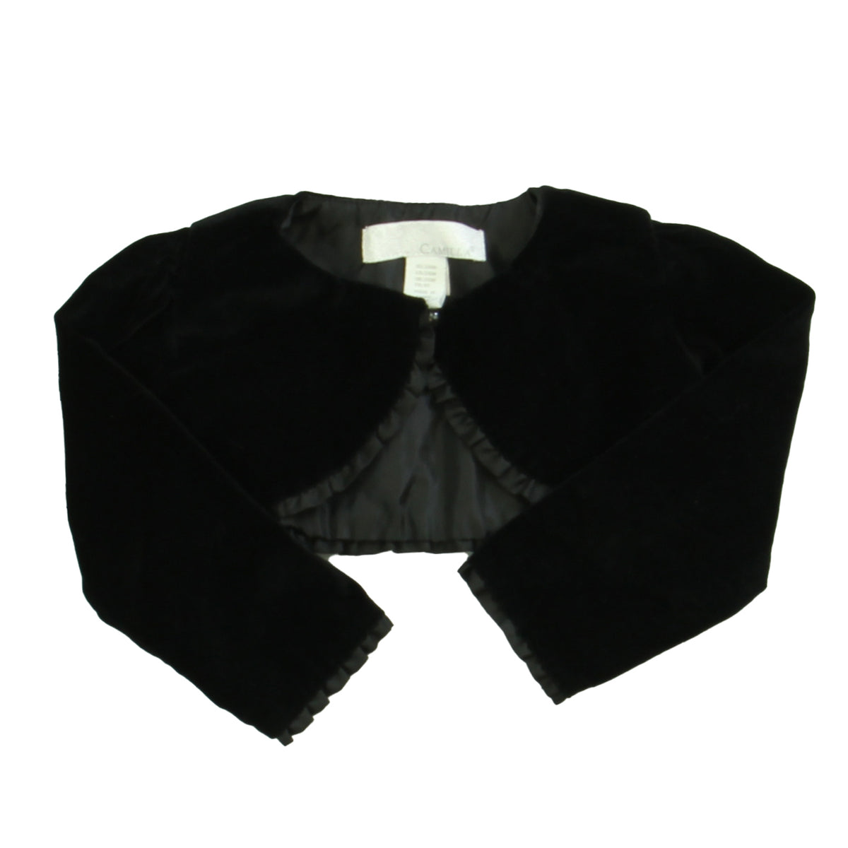 Camilla Girls Black Jacket Size: 24 Months Black