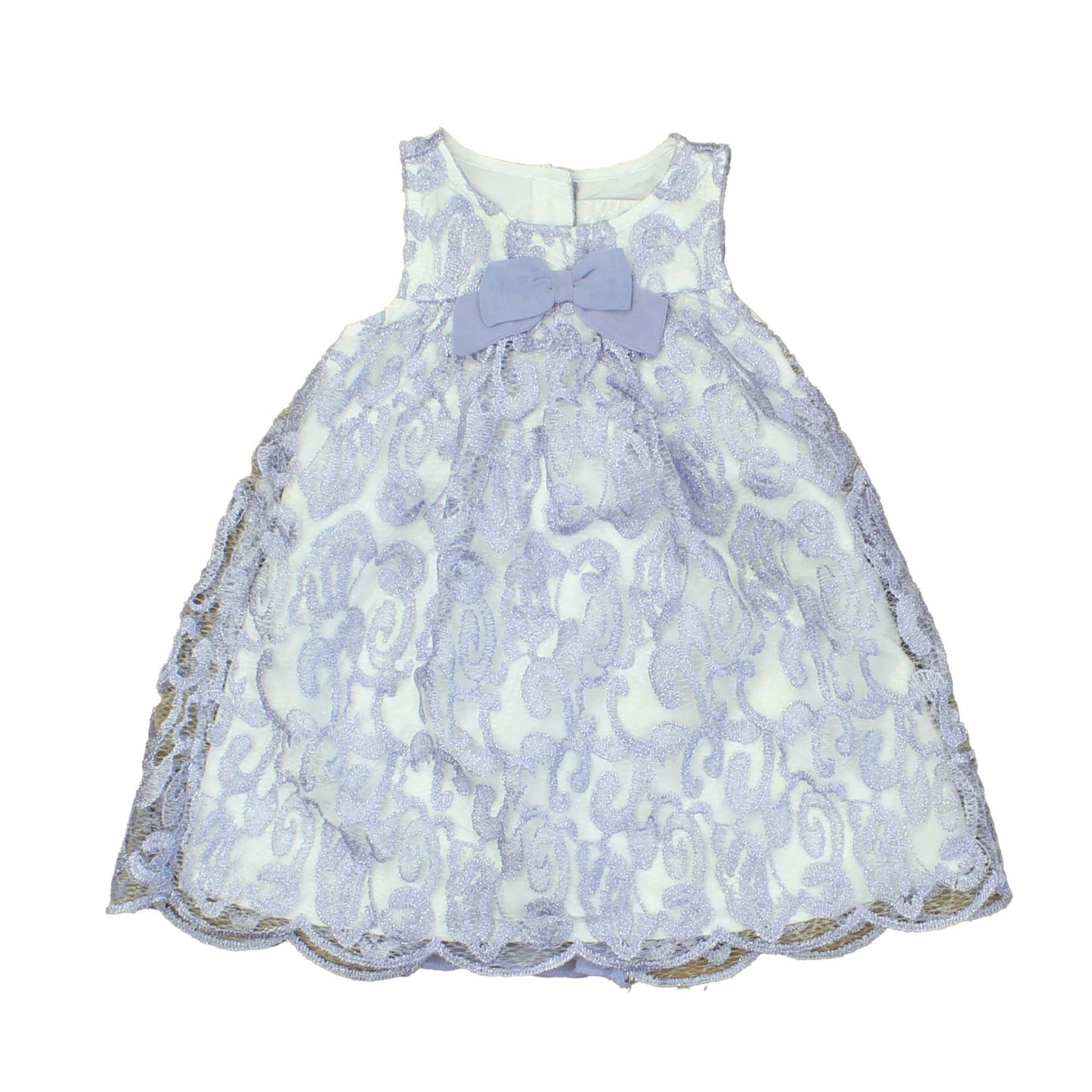 Camilla Girls White | Purple Special Occasion Dress Size: 6-9 Months White | Purple