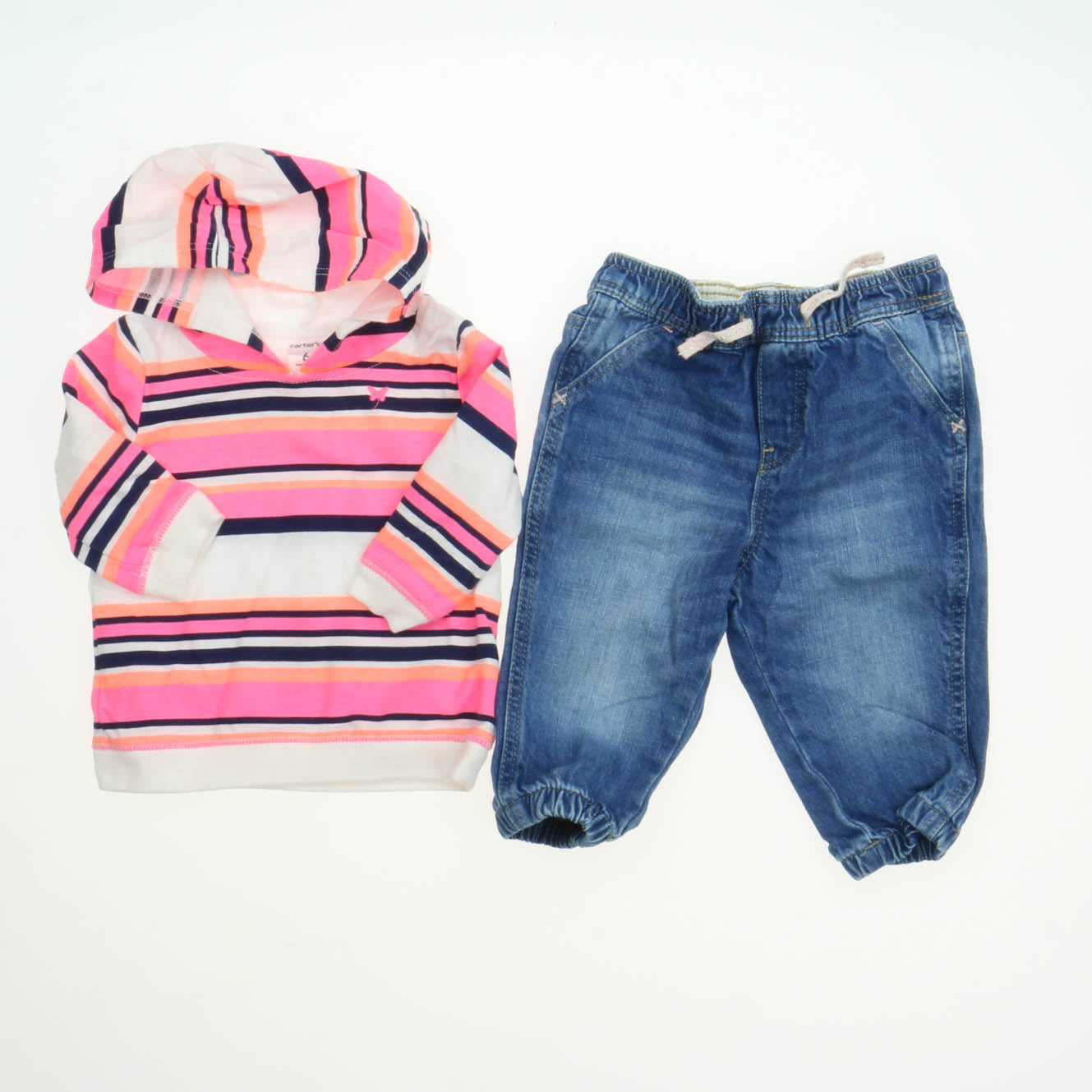 Carter's | H&M Girls Pink |Blue Apparel Sets Size: 4-6 Months Pink |Blue