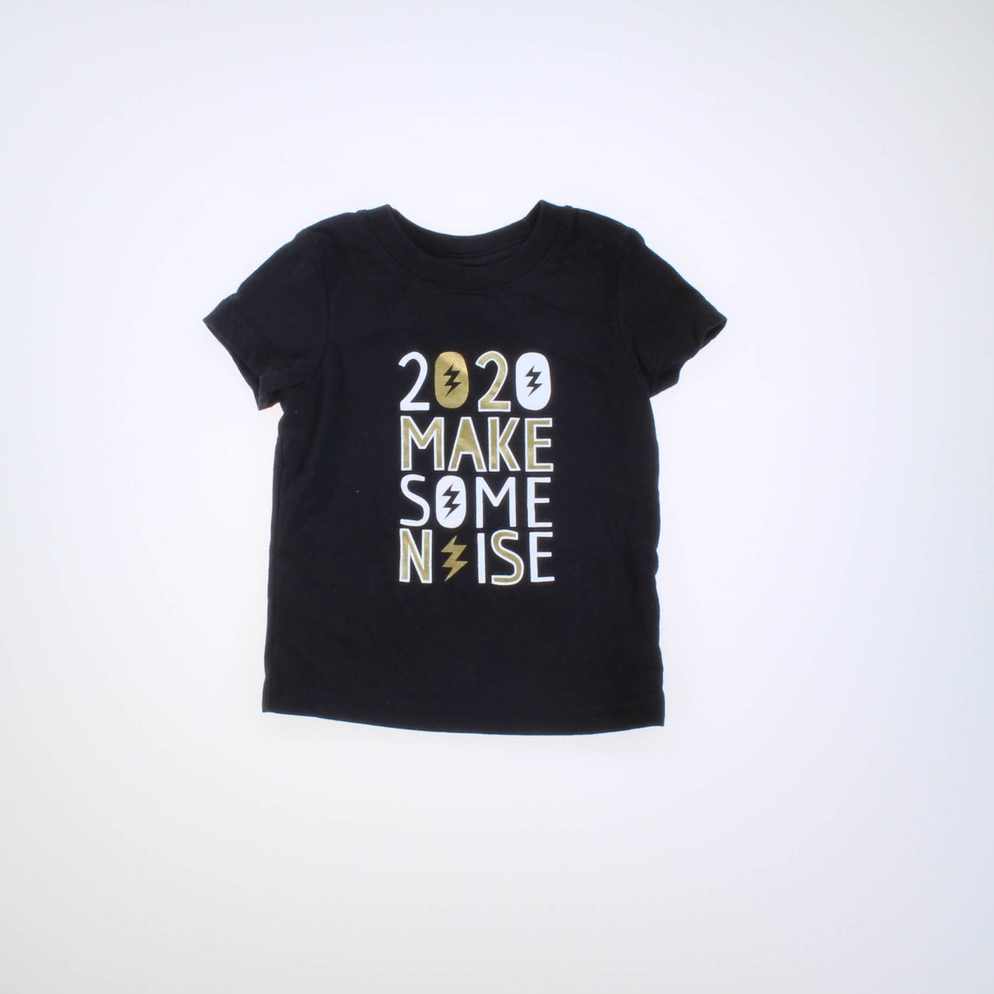 Cat & Jack Boys Black | White | Gold T-Shirt Size: 12 Months Black | White | Gold