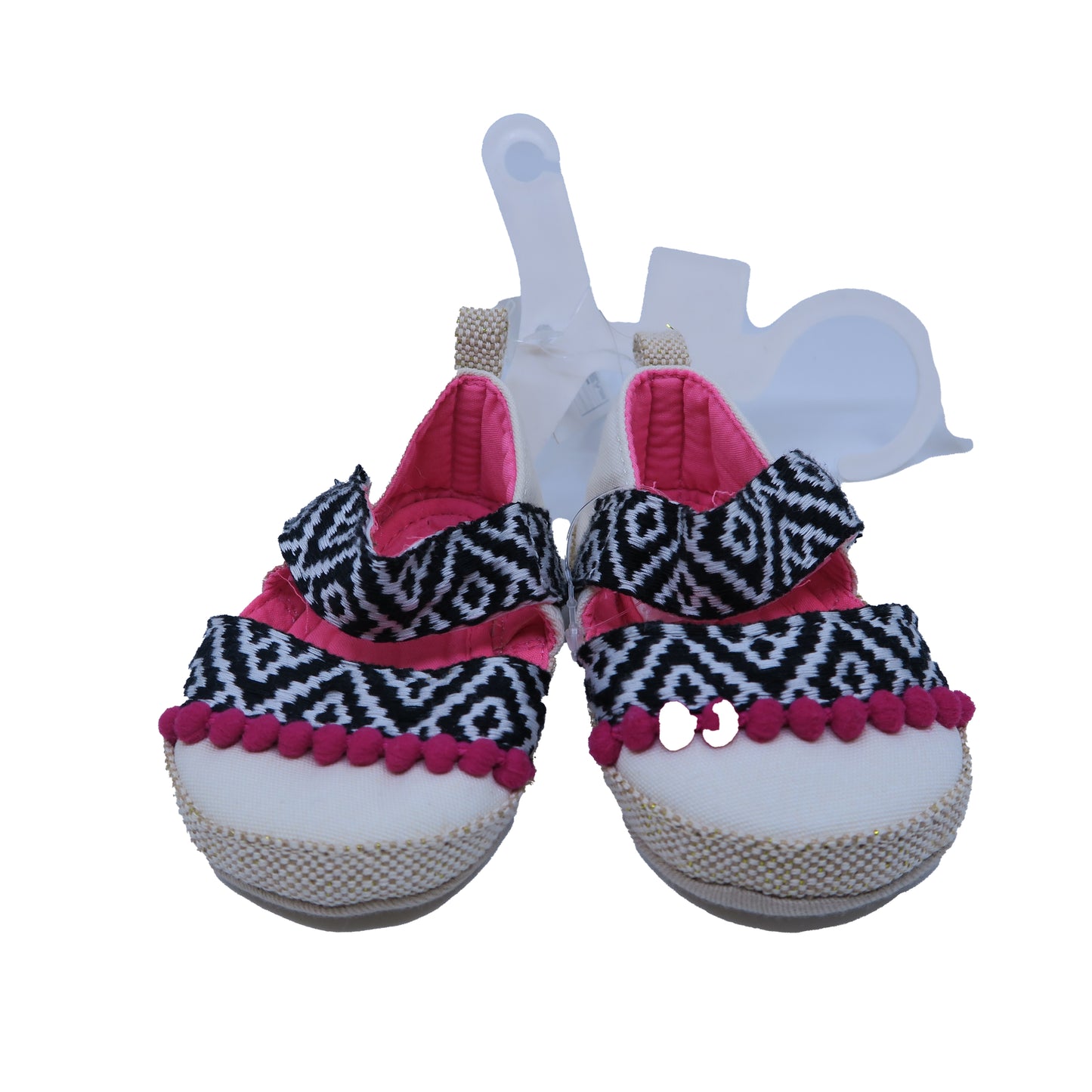 Cat & Jack Girls White | Black | Pink Shoes Size: 3-6 Months White | Black | Pink