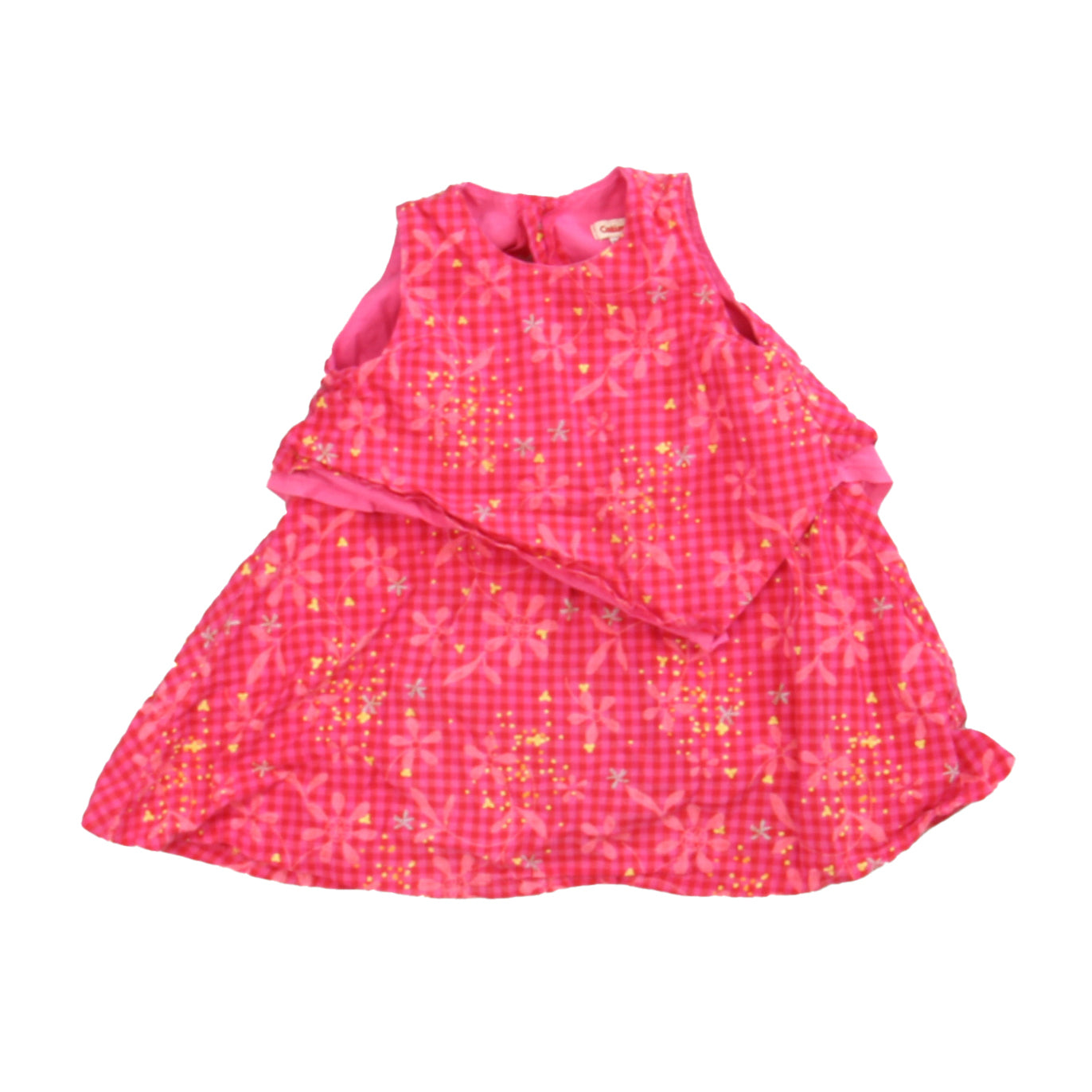 Catimini Girls Pink Dress Size: 6 Months Pink