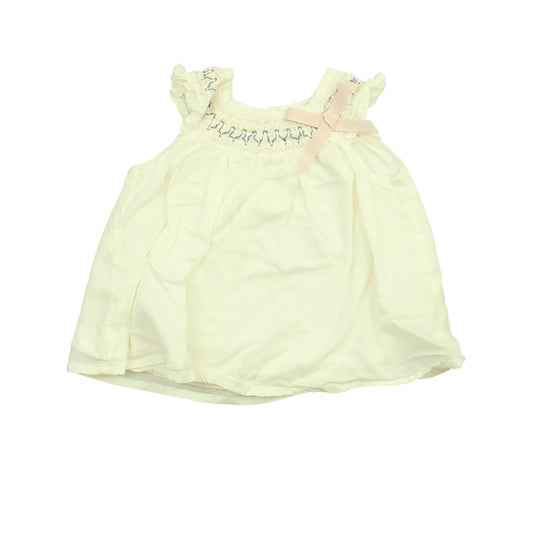 Chelsea's Corners Girls White Dress Size: 3-6 Months White
